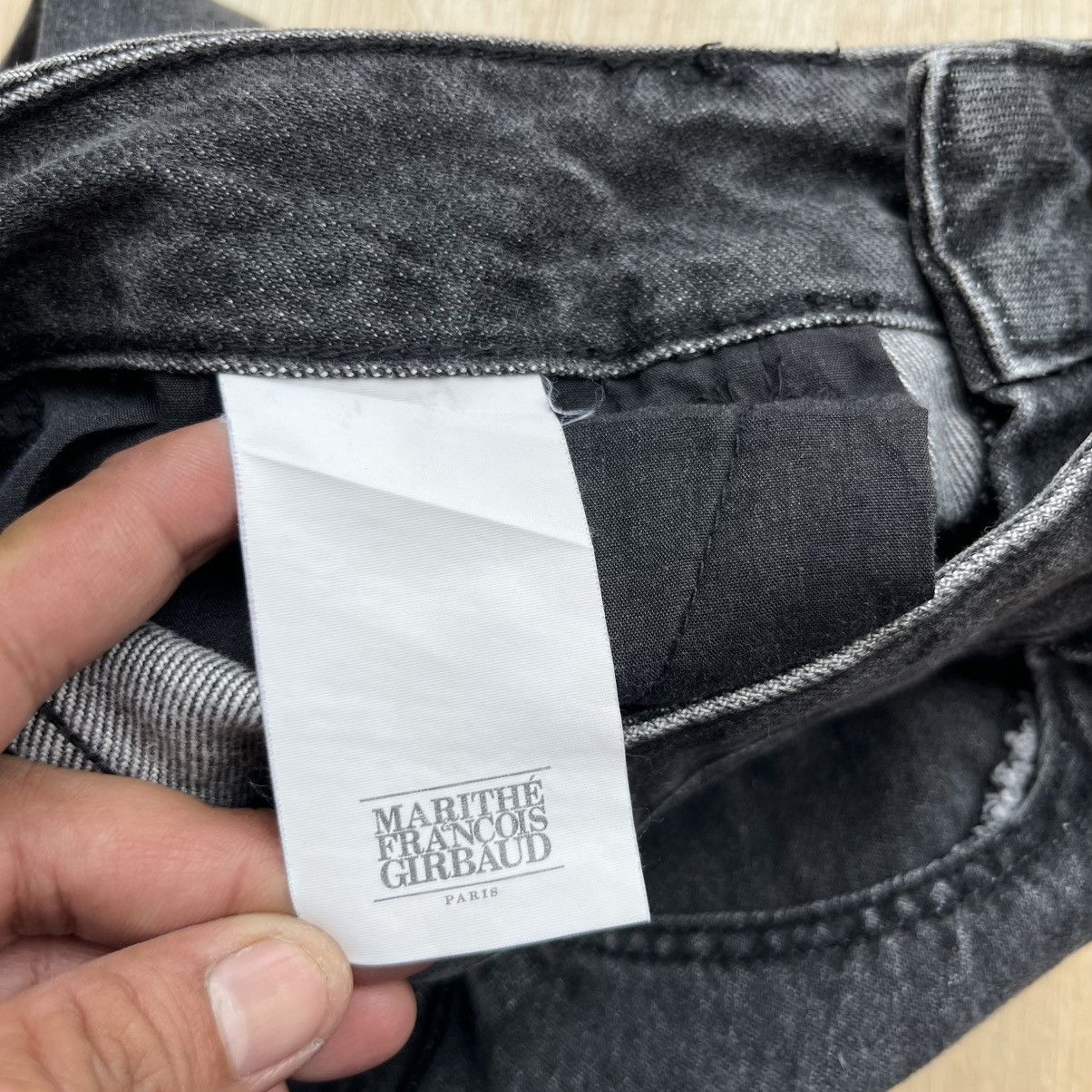 Marithe + Francois Girbaud MARITHE & FRANCOIS GIRBAUD WASHED DENIM STRAIGHT Size US 28 / EU 44 - 8 Thumbnail