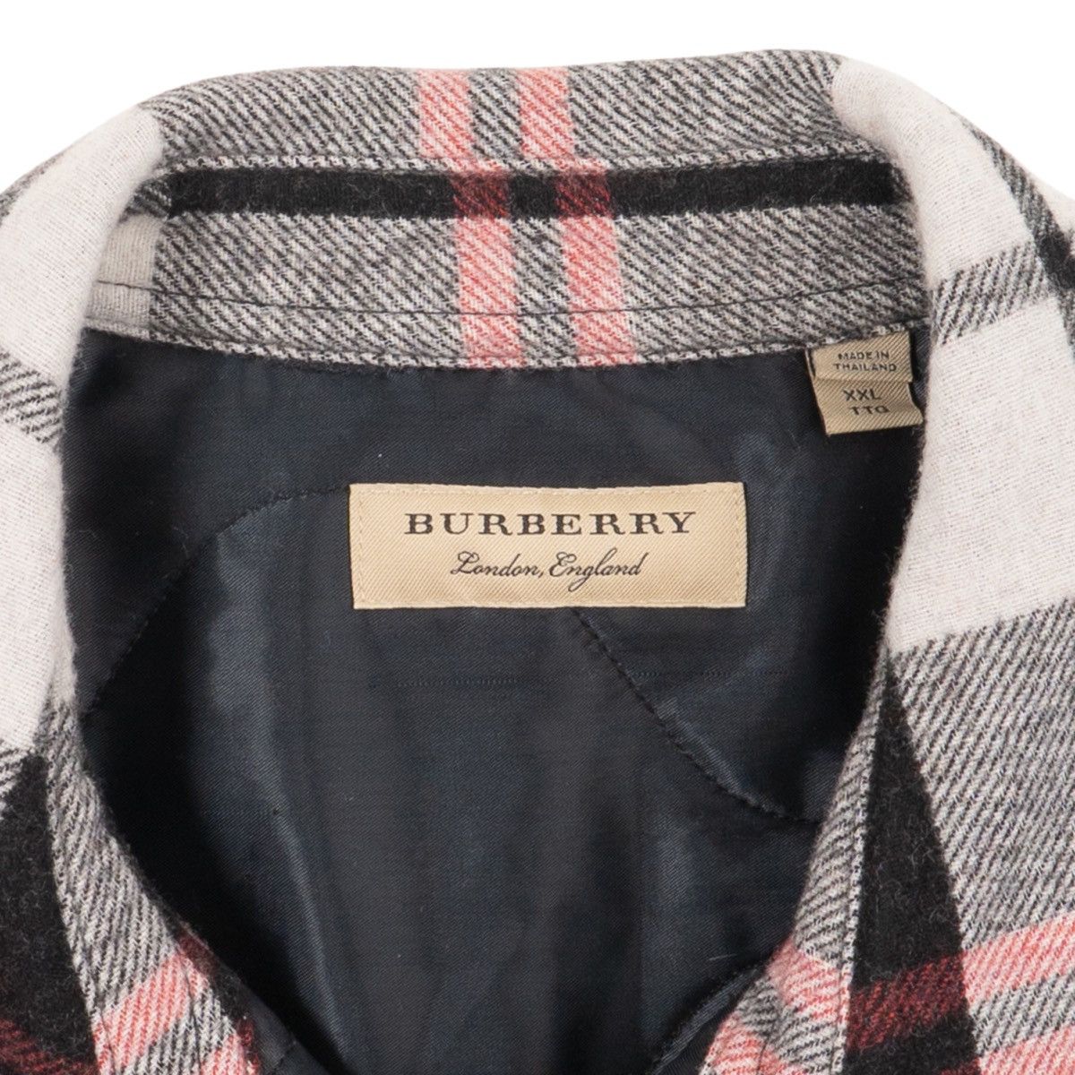 Burberry Burberry Plaid Wool Shacket Size US XXL / EU 58 / 5 - 3 Thumbnail