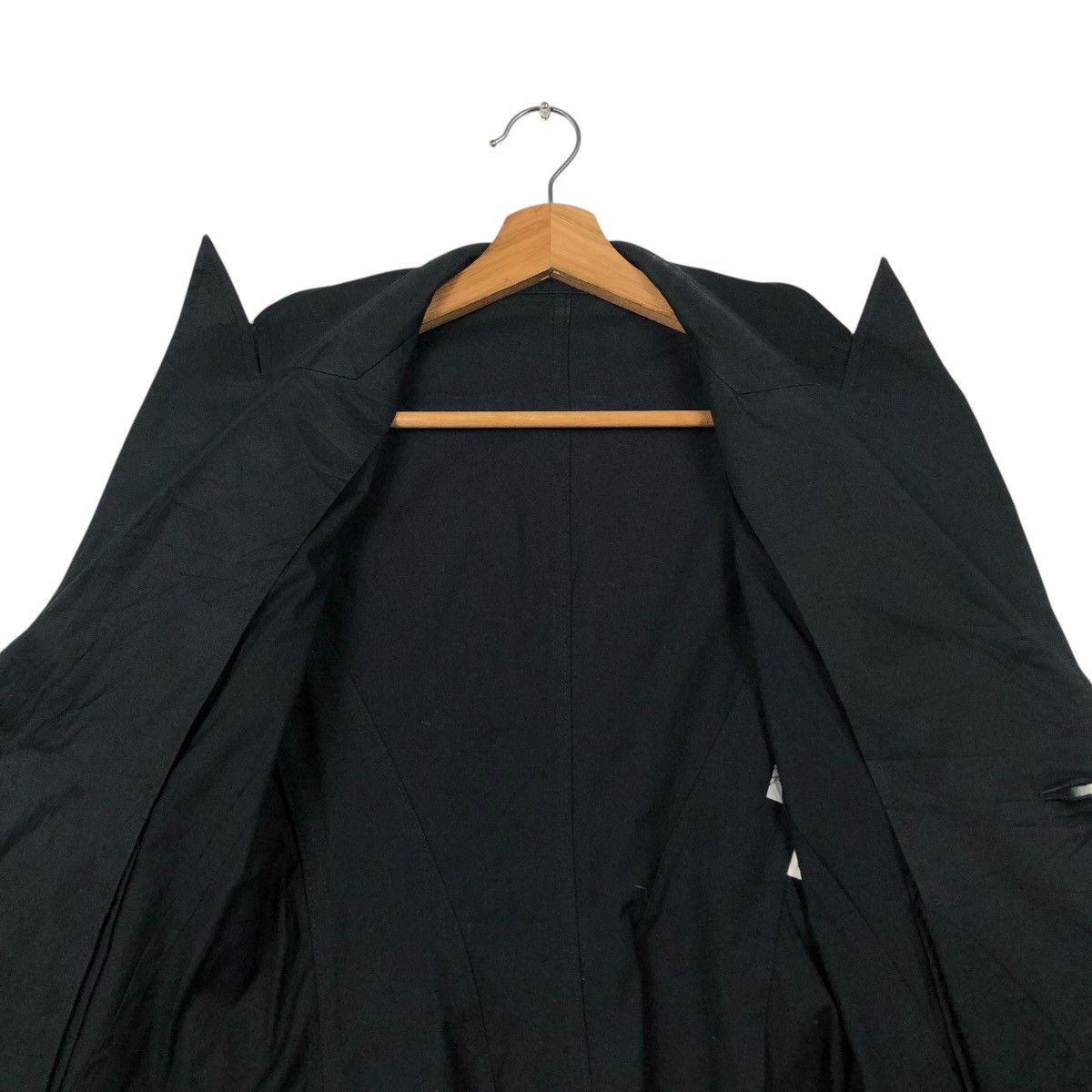 Yohji Yamamoto 🔥CROPPED COATS JACKET YOHJI YAMAMOTO RICH BLACK Size XS / US 0-2 / IT 36-38 - 15 Thumbnail