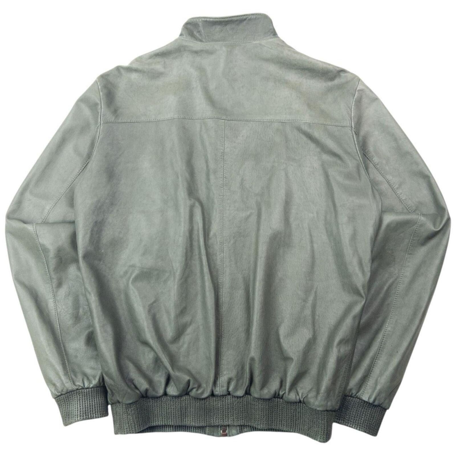 Hugo Boss Vintage 2000s Hugo Boss Zip Up Leather Jacket Size XL Size US XL / EU 56 / 4 - 2 Thumbnail