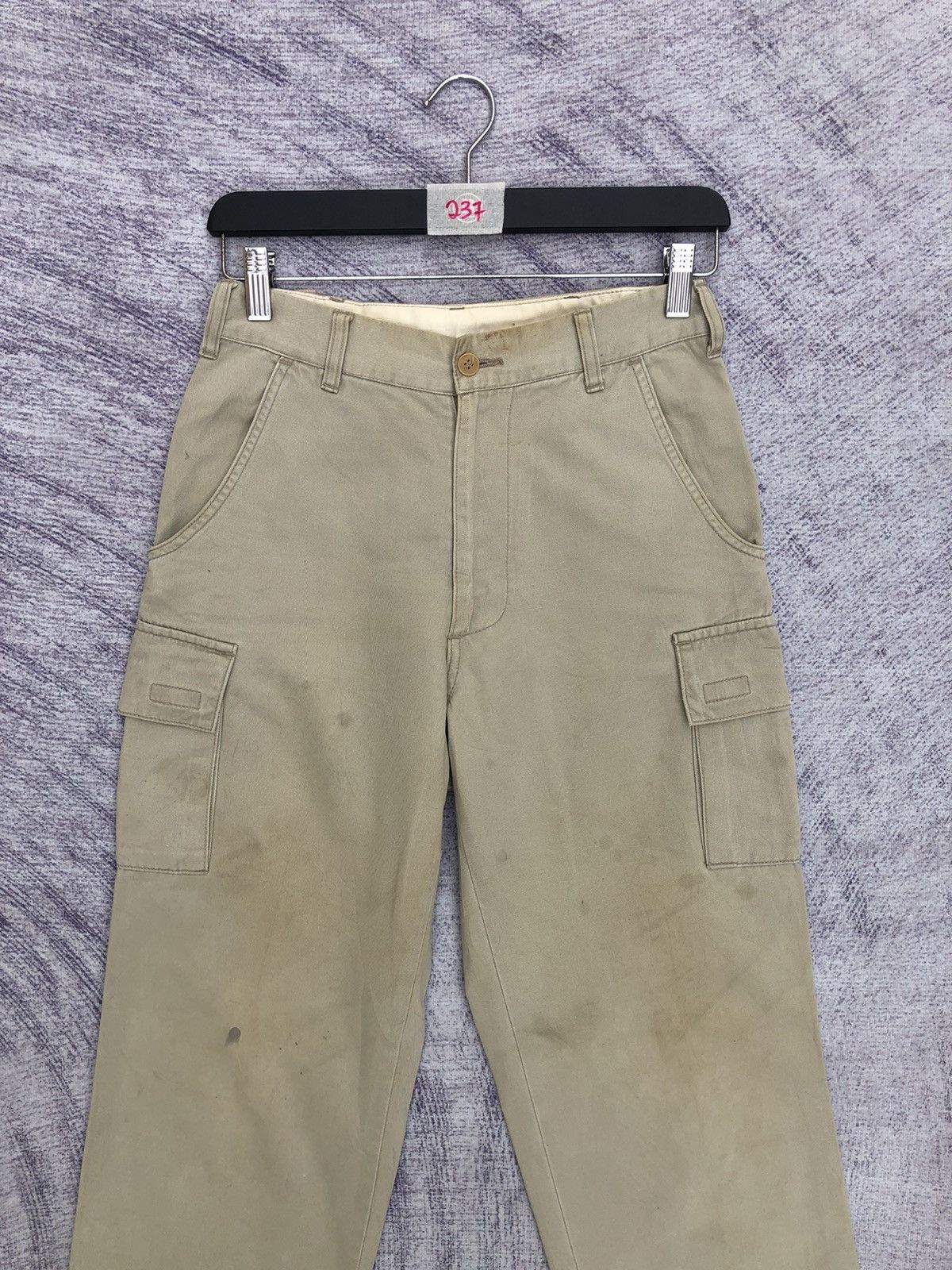 Japanese Brand × The Unbranded Brand Japanese Faded Cargo Unbrand Multipocket Tactical Pants Size US 26 / EU 42 - 2 Thumbnail