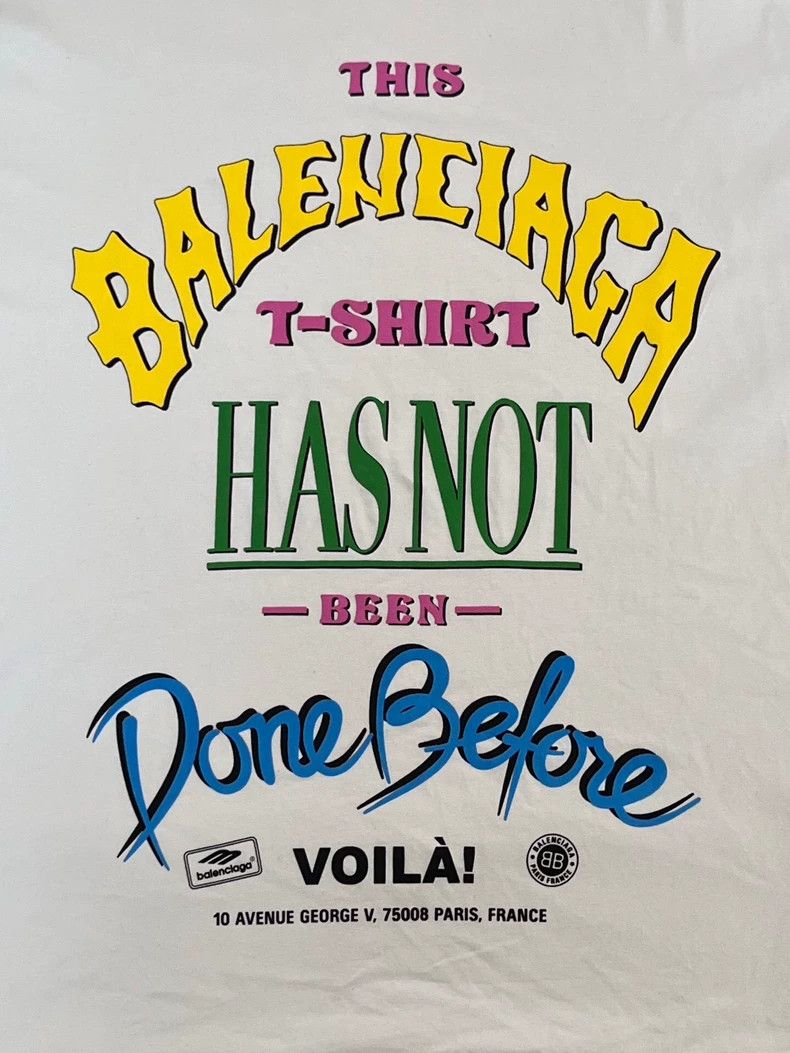 Balenciaga Balenciaga SS24 Logo Print Long Crew Neck T-Shirt 2505-Next Size US M / EU 48-50 / 2 - 3 Thumbnail