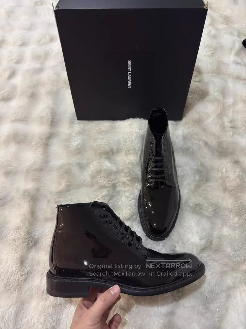 Saint Laurent Paris Saint Laurent Paris Men's Lace-up Boots Size US 10 / EU 43 - 2 Thumbnail