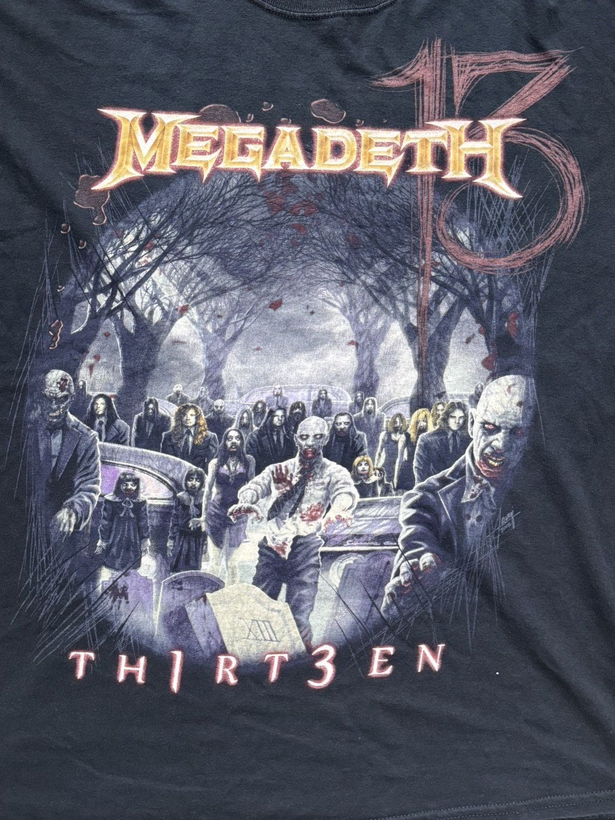 Megadeth × Metallica Megadeth vintage rock metal band tee Size US L / EU 52-54 / 3 - 2 Thumbnail