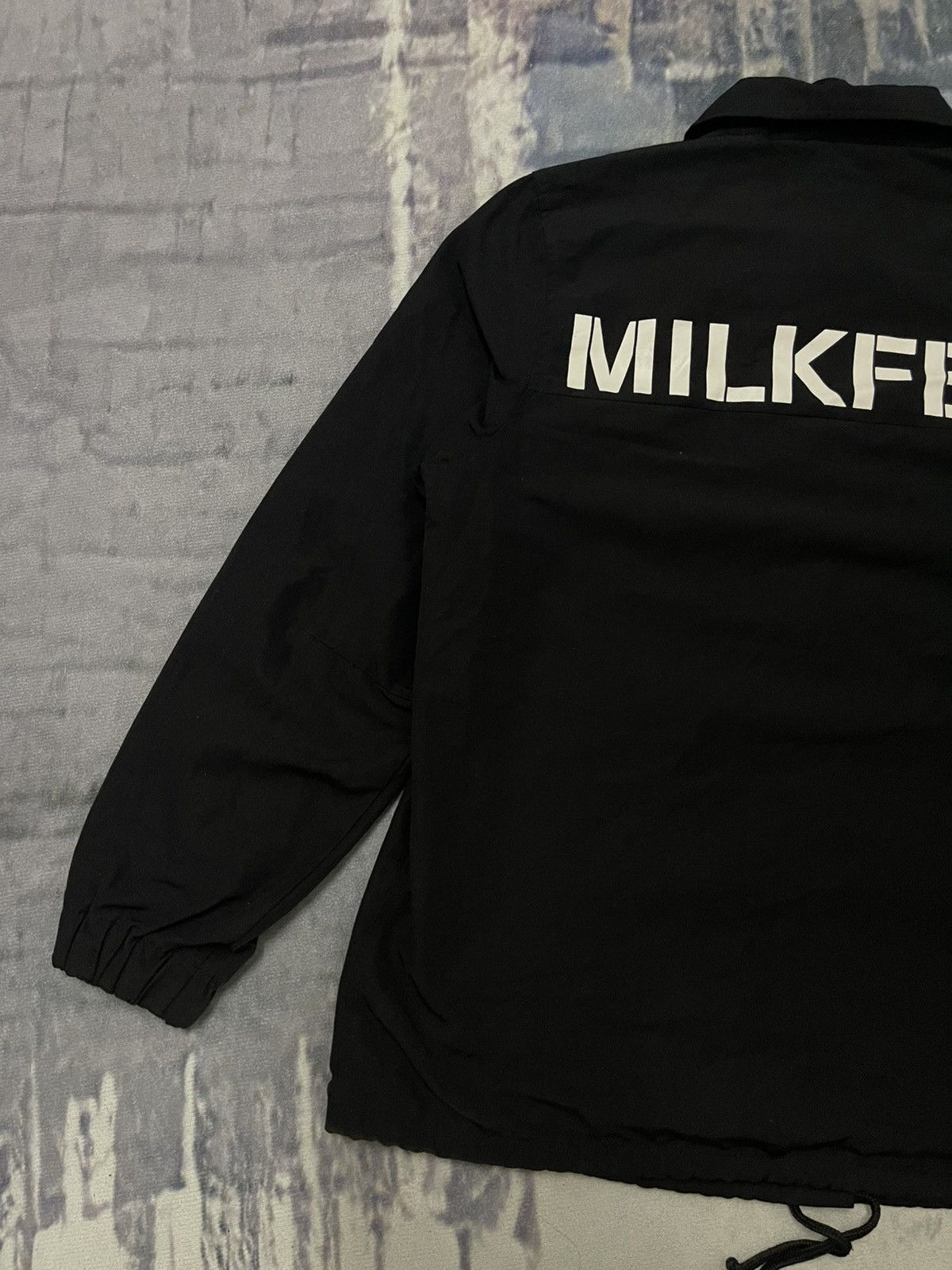 Japanese Brand 2000s MILKFED SPELLOUT COACH JACKET RARE DESIGN Size US S / EU 44-46 / 1 - 10 Thumbnail