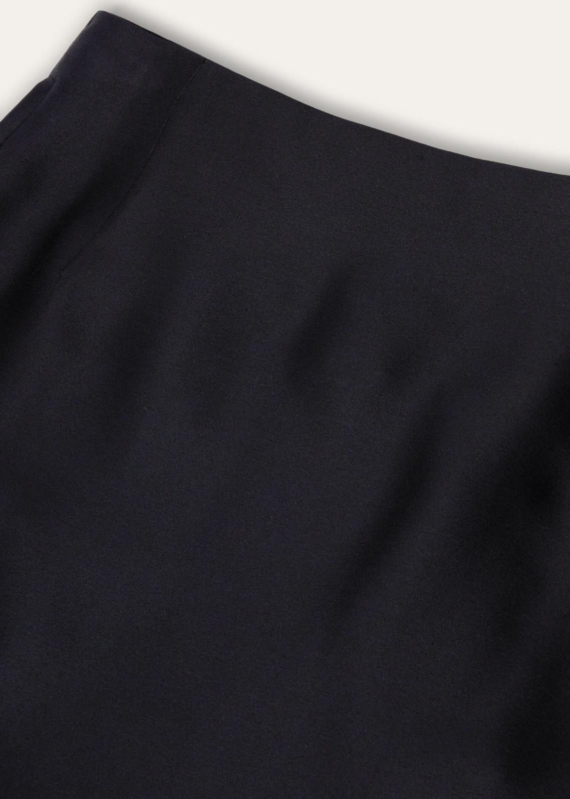 Loro Piana o1srvl11e0225 FAN6757 Amalie Skirt in Midnight Blue Size 27" / US 4 / IT 40 - 3 Thumbnail