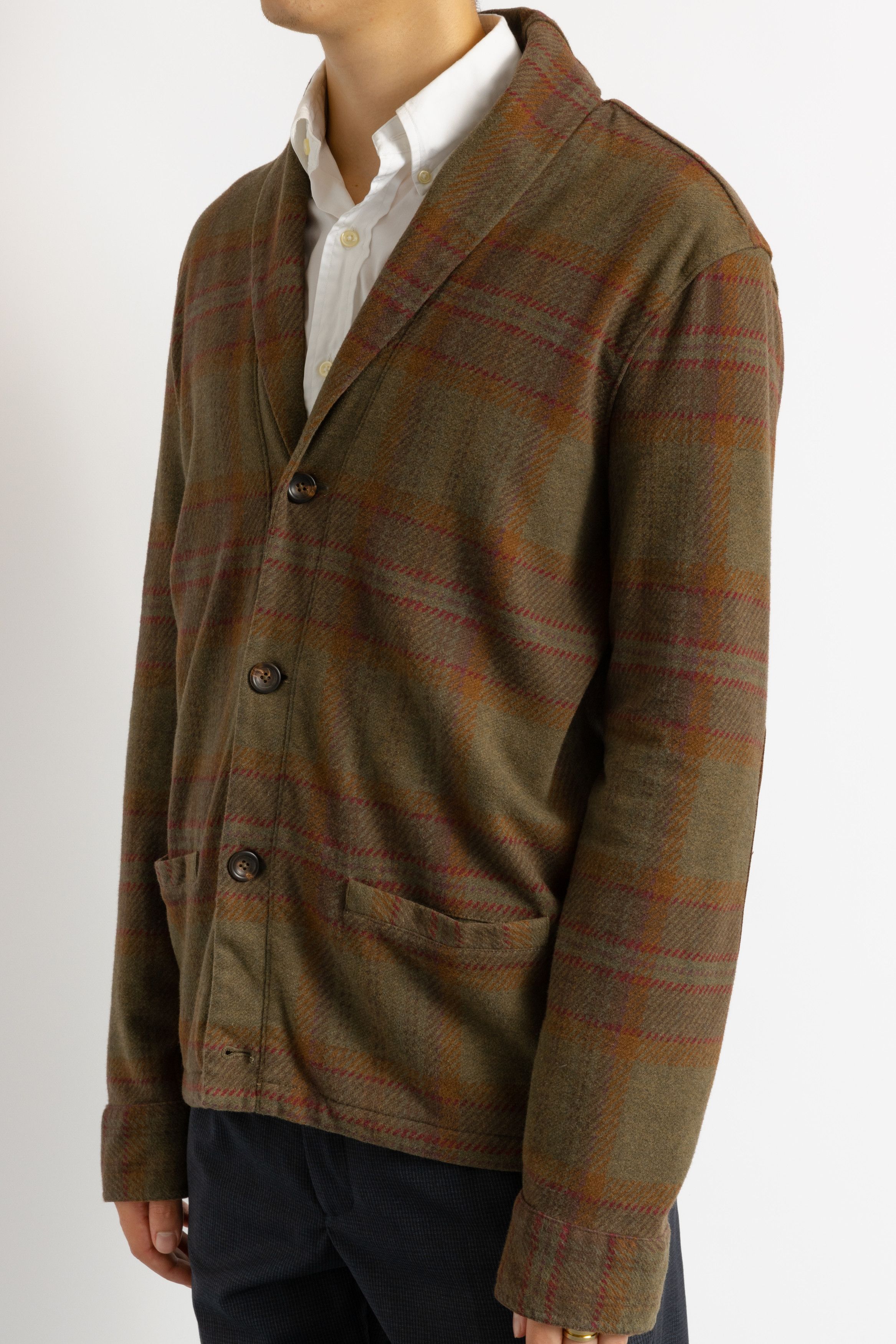 Polo Ralph Lauren Polo by Ralph Lauren Checked Cotton Knit Blazer 8716 Size US M / EU 48-50 / 2 - 3 Thumbnail