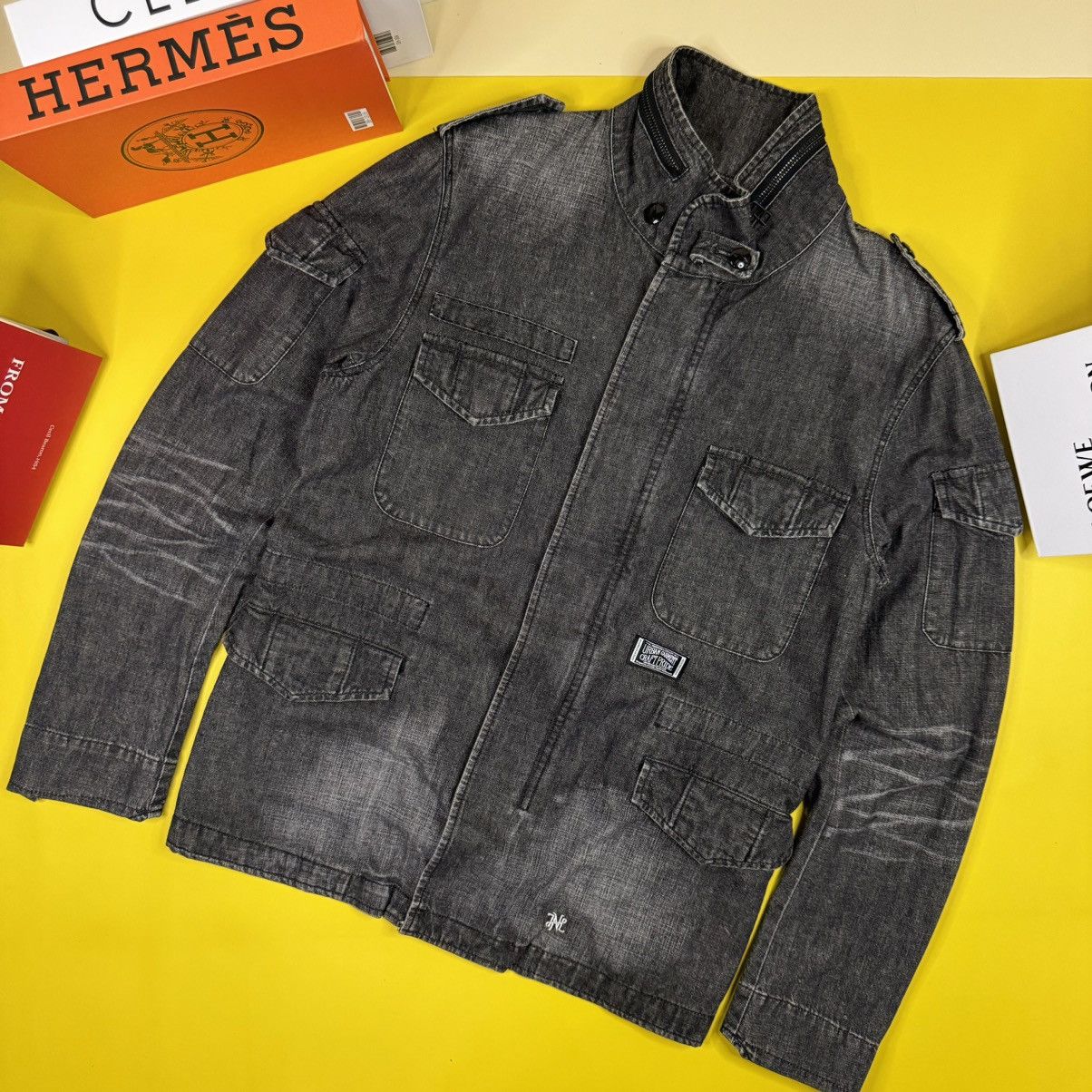 Neighborhood NEIGHBORHOOD BLACK WASHED DENIM JACKET Size US M / EU 48-50 / 2 - 1 Thumbnail