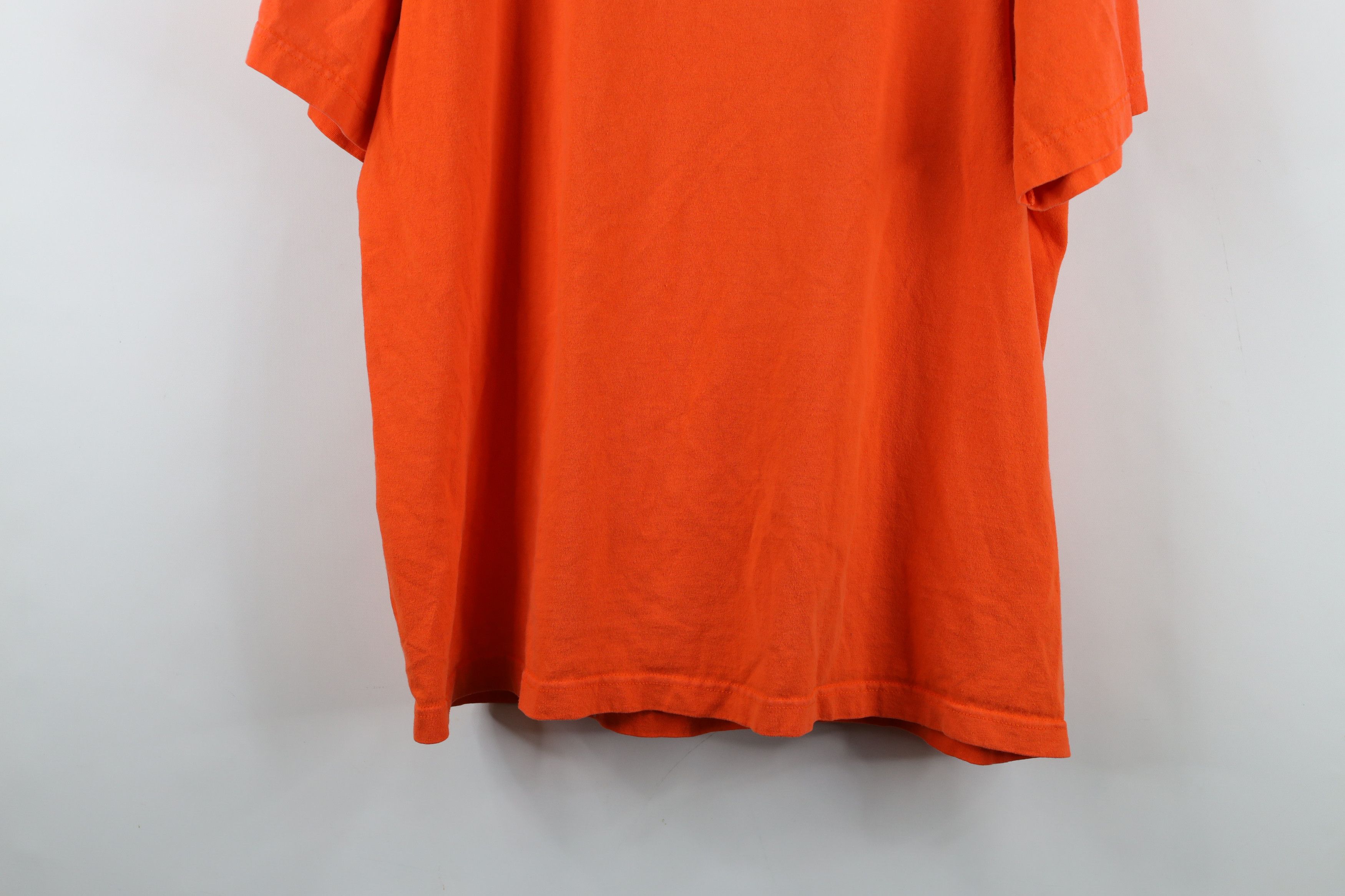 Adidas Vintage Y2K Adidas Spell Out Short Sleeve T-Shirt Orange Size US L / EU 52-54 / 3 - 11 Thumbnail
