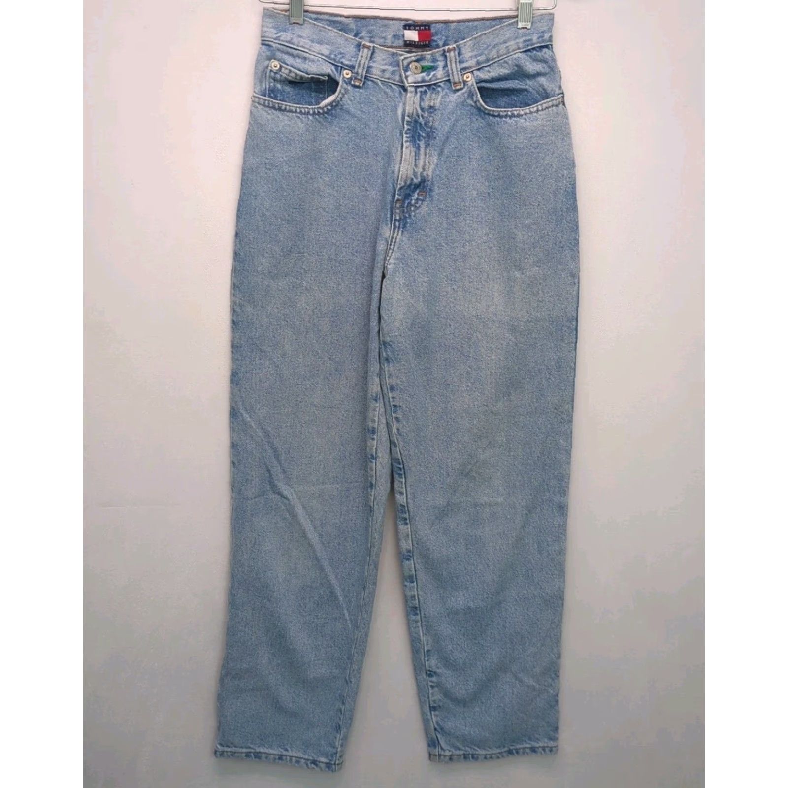 Tommy Hilfiger VTG Tommy Hilfiger Jeans Womens 16 Blue Perfect Jean Straight Mid-Rise Y2K - Tommy Hilfiger Jeans - Women - 16 - Denim - 5-Pocket - Blue - Vintage Size 38" / US 16 / IT 52 - 2 Thumbnail