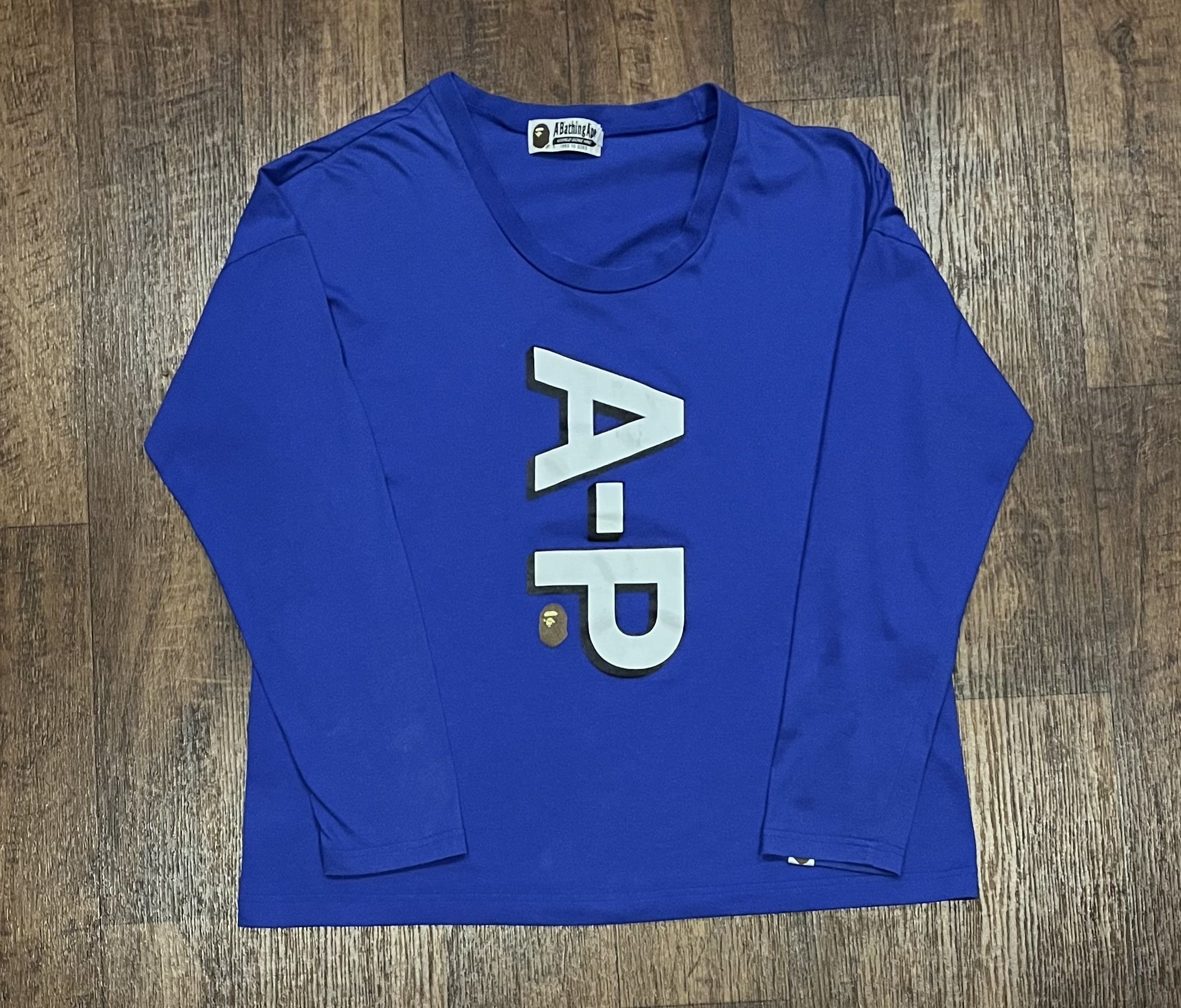 Bape long sleeve tee shirt