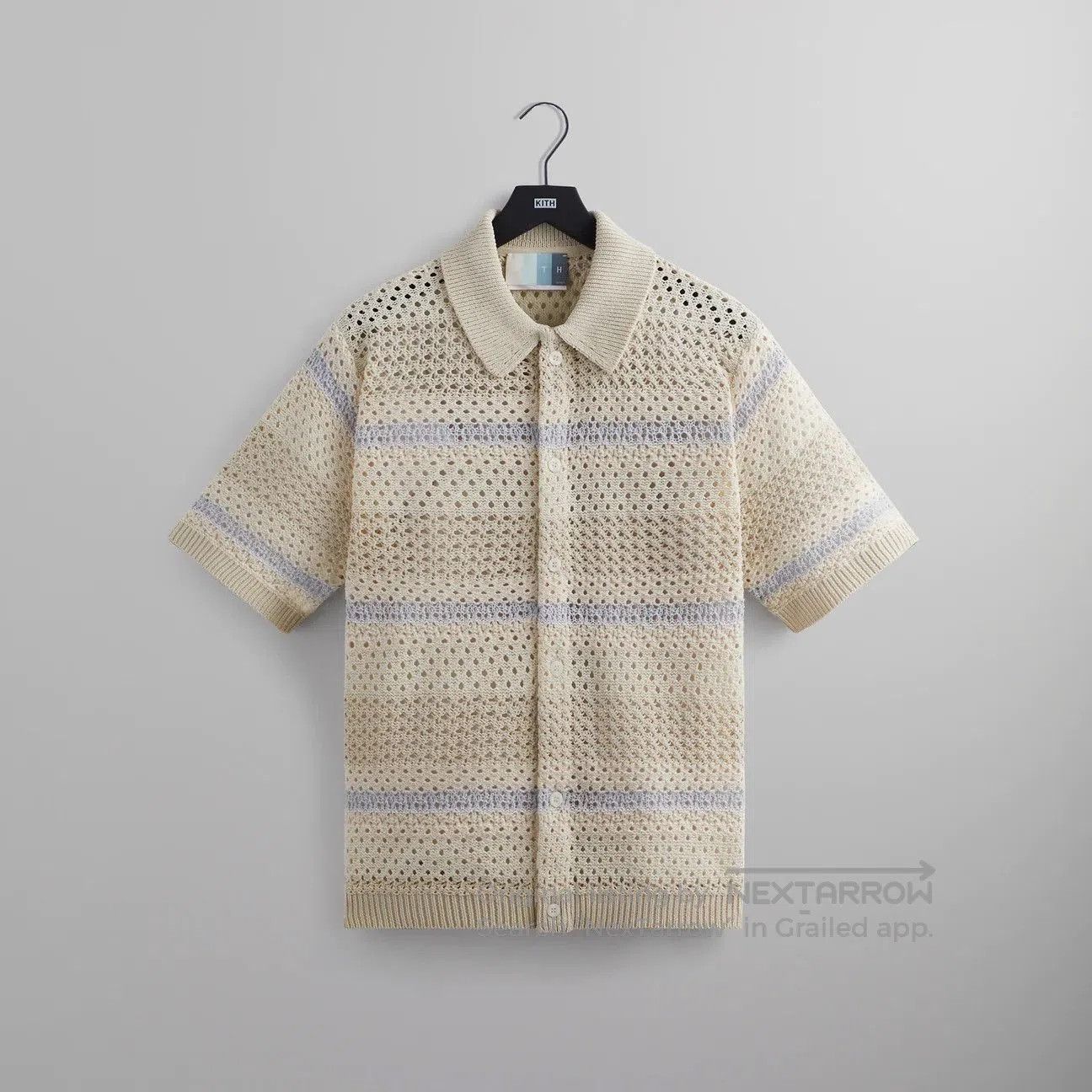 Kith KITH Thompson Crochet Short Sleeve Buttondown. Size US S / EU 44-46 / 1 - 1 Thumbnail