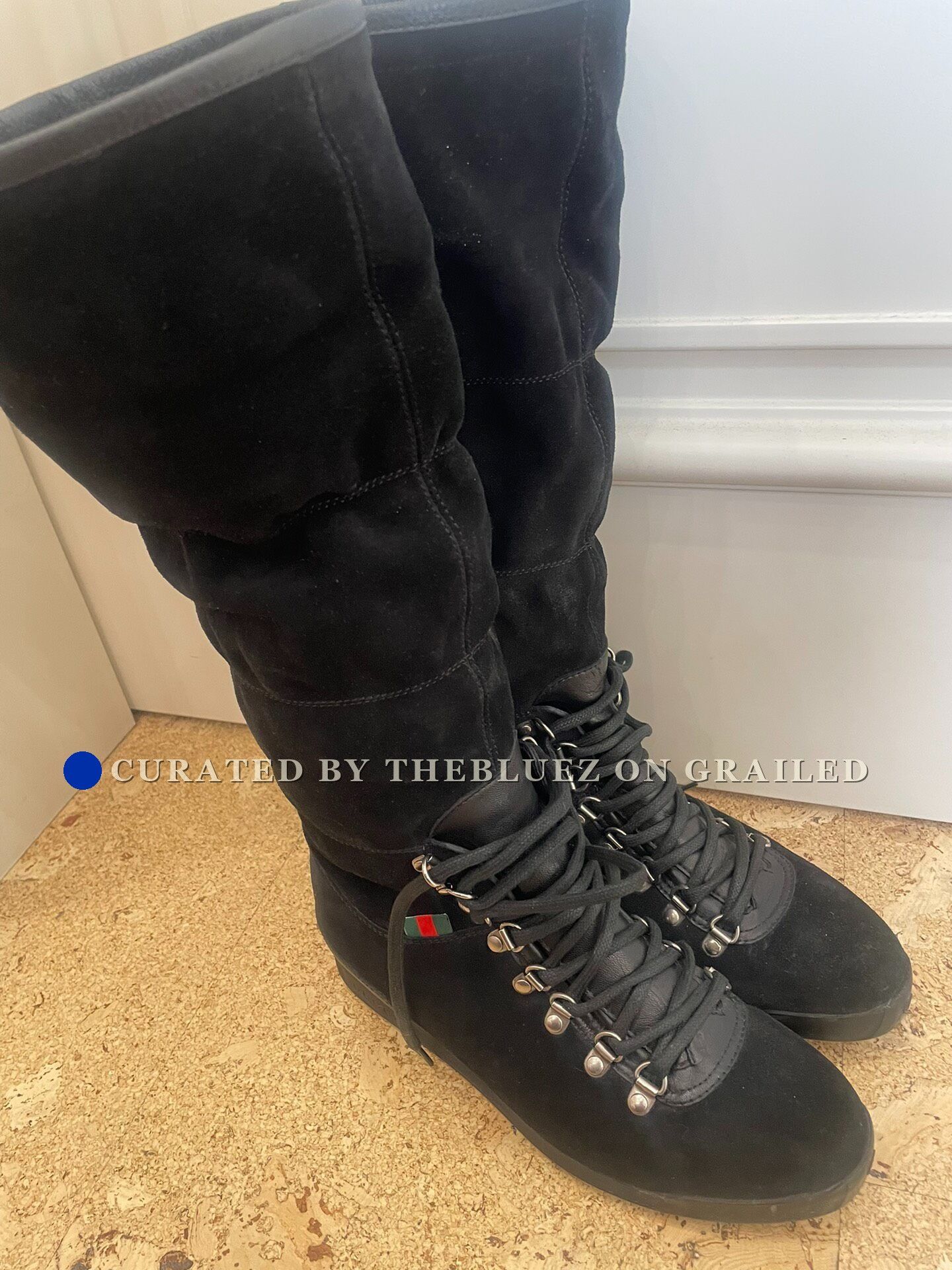 Gucci Gucci Mid-Calf Suede Boots Size US 6.5 / IT 36.5 - 1 Thumbnail