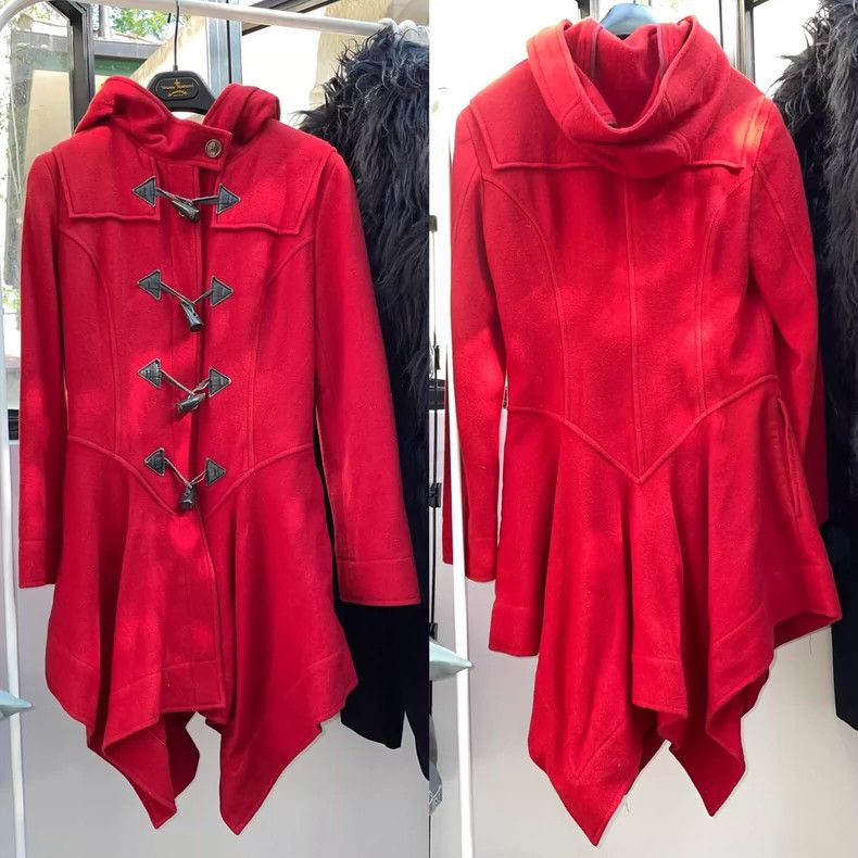 Vivienne Westwood Vivienne Westwood Red Wool Winter Coat - dmc Size US S / EU 44-46 / 1 - 1 Thumbnail