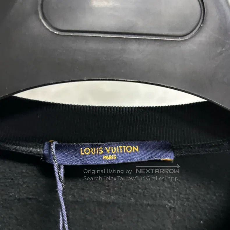 Louis Vuitton Louis Vuitton Black studded print Logo crewneck pullover s Size US M / EU 48-50 / 2 - 2 Thumbnail