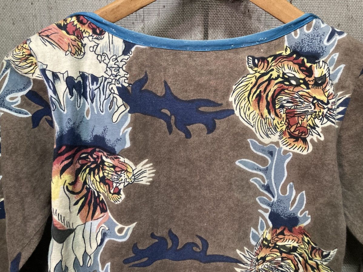 Japanese Brand Vintage AIC Crop Tattoo Japanes T Shirt Size S / US 4 / IT 40 - 4 Thumbnail