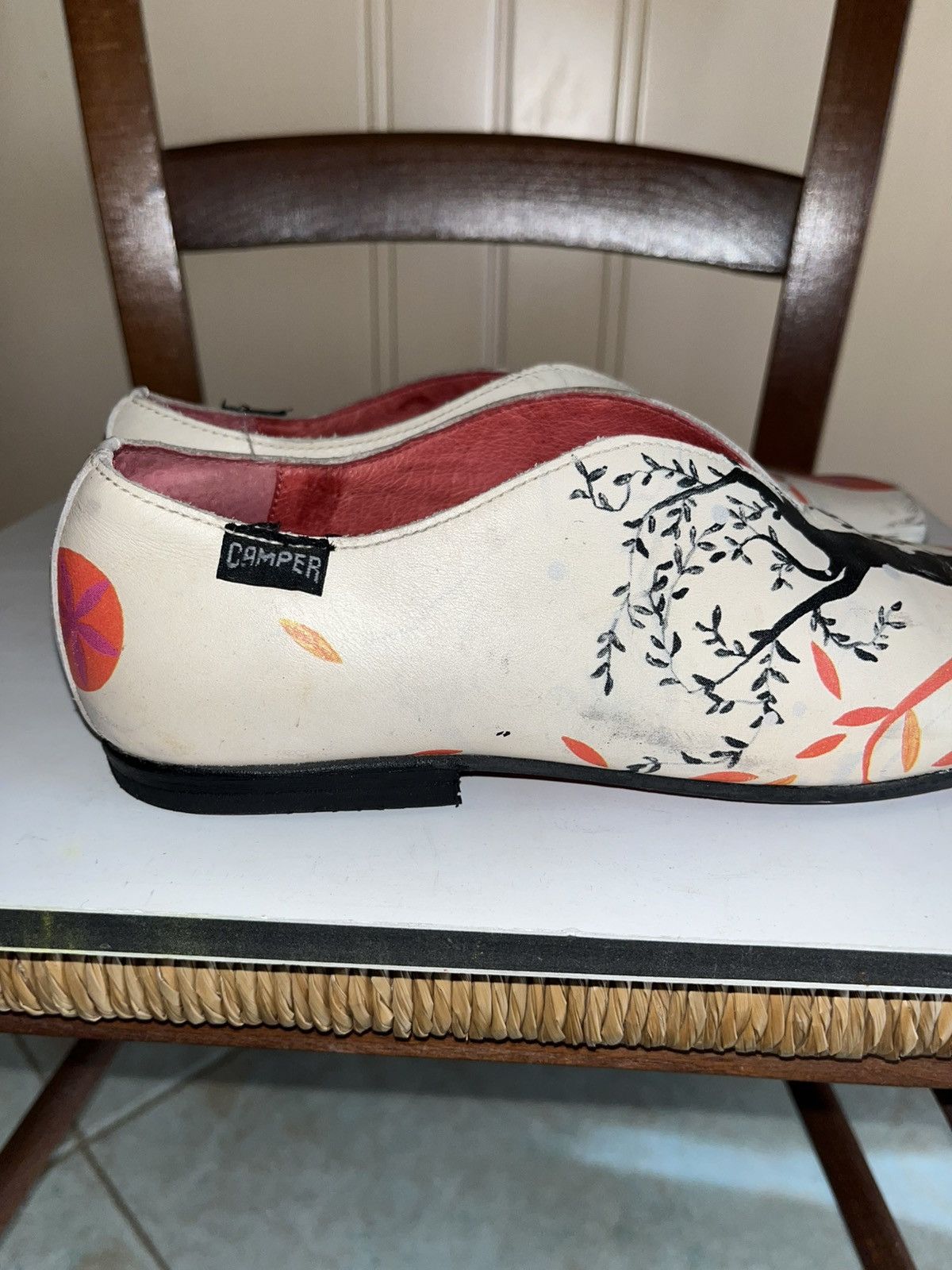 CamperLab Vintage Camper to&her japan forest painted squared loafers Size US 8 / IT 38 - 4 Thumbnail
