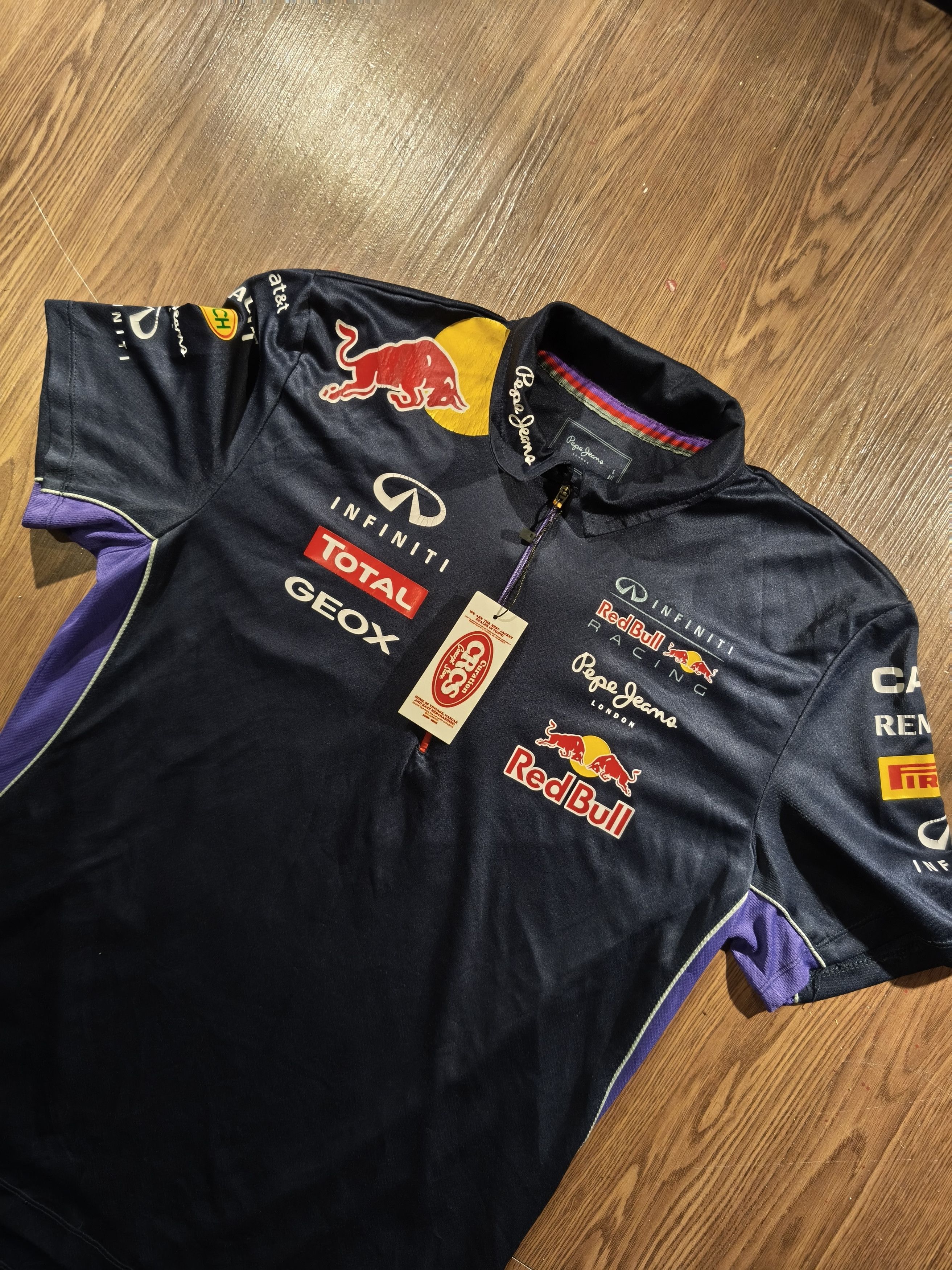 Pepe Jeans Pepe Jeans Red Bull Polo Halfzip Size US M / EU 48-50 / 2 - 2 Thumbnail
