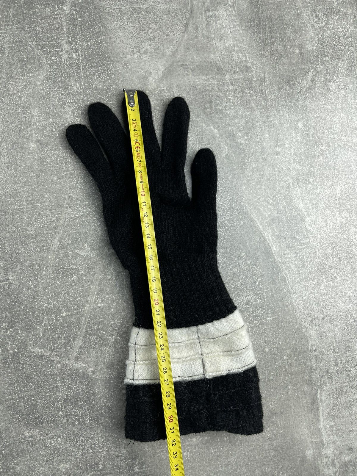 Other Save the Queen Luxury Italian Wool Blend Knit Gloves Black Size ONE SIZE - 6 Thumbnail