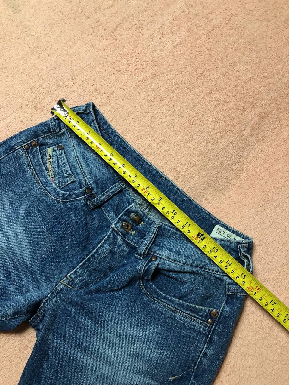 Diesel × Japanese Brand Vintage Diesel Y2K distressed Flare denim pants Size 30" / US 8 / IT 44 - 14 Thumbnail