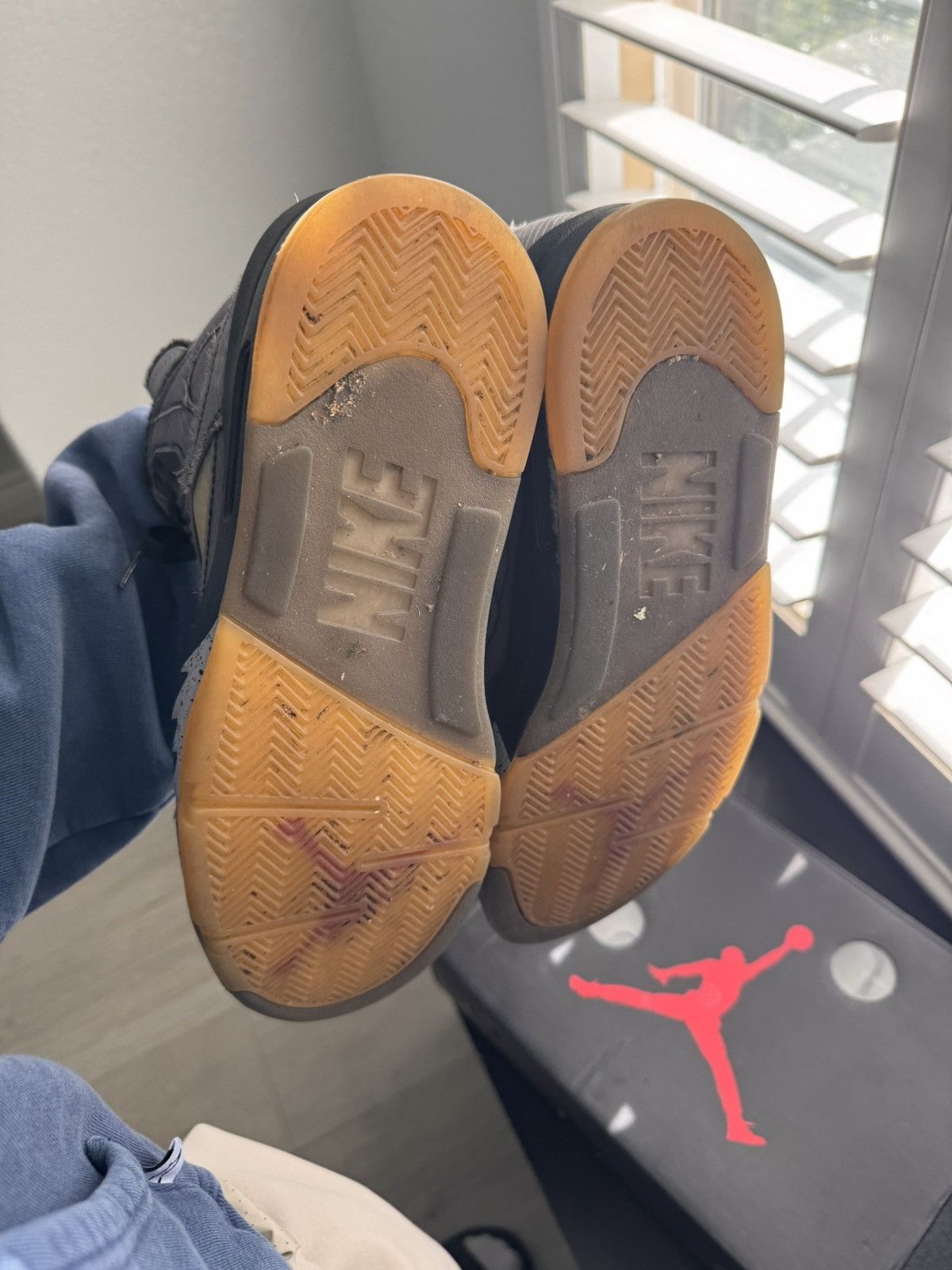 Off-White Off white jordan 5 muslin Size US 10 / EU 43 - 7 Thumbnail