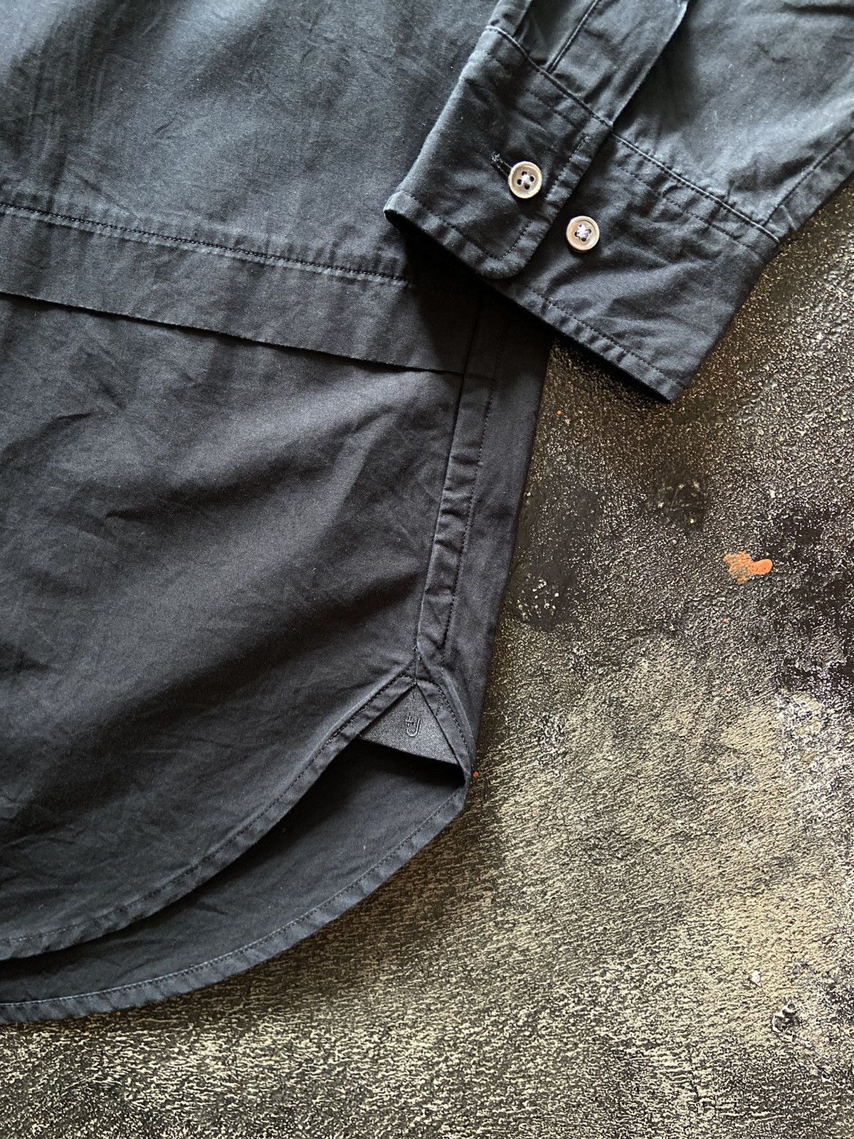 Designer × Jil Sander × Uniqlo JIL Sander X Uniqlo Oversized Shirt Black Size US L / EU 52-54 / 3 - 3 Thumbnail