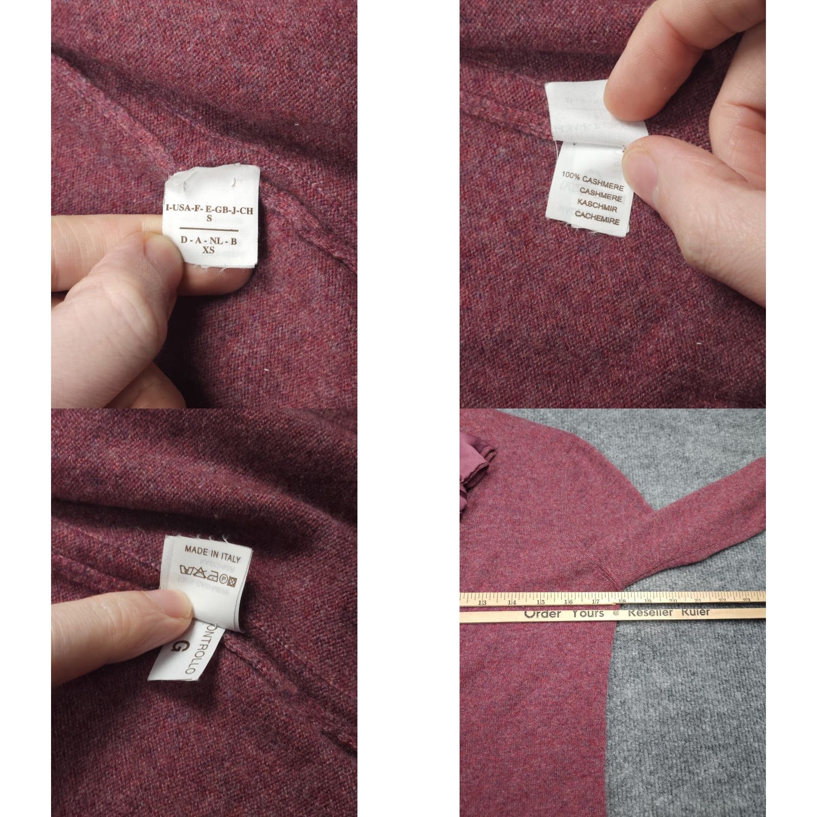 Brunello Cucinelli Brunello Cucinelli Cardigan Sweater Womens XS Pink Cashmere Knit - Holes - Casual Business Size XS / US 0-2 / IT 36-38 - 9 Thumbnail
