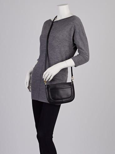 Louis Vuitton LOUIS VUITTON Black Epi Leather Sarvanga Crossbody Bag Size ONE SIZE - 1 Thumbnail