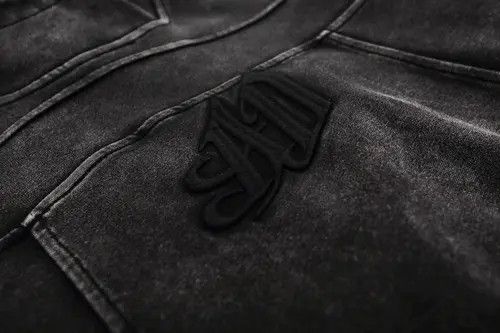 Japanese Brand Kihara x Asaka Vintage Washed Black Hoodie Sweatshirt Size US L / EU 52-54 / 3 - 3 Thumbnail