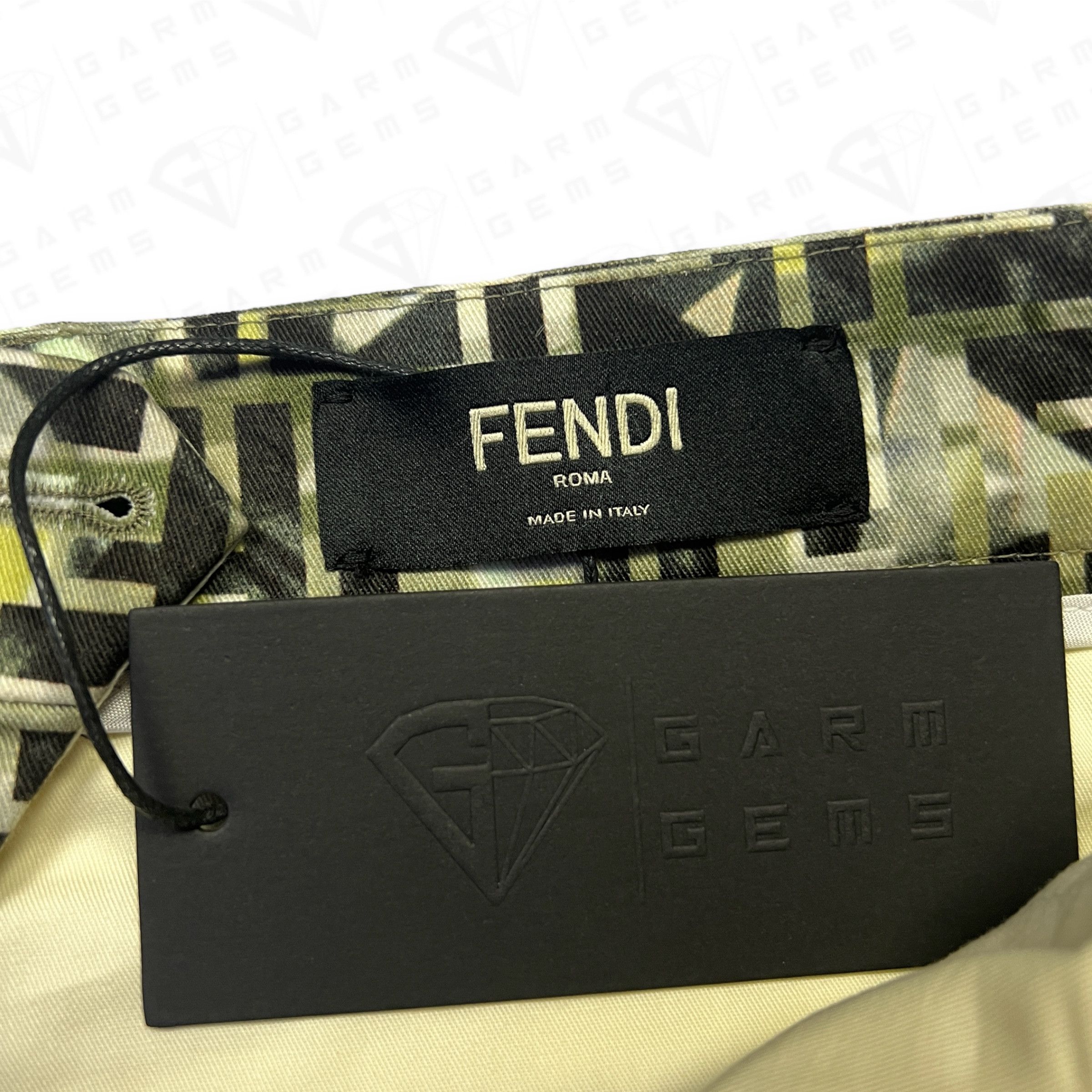 Fendi Fendi FF Camo Bermuda Shorts Size US 32 / EU 48 - 4 Thumbnail