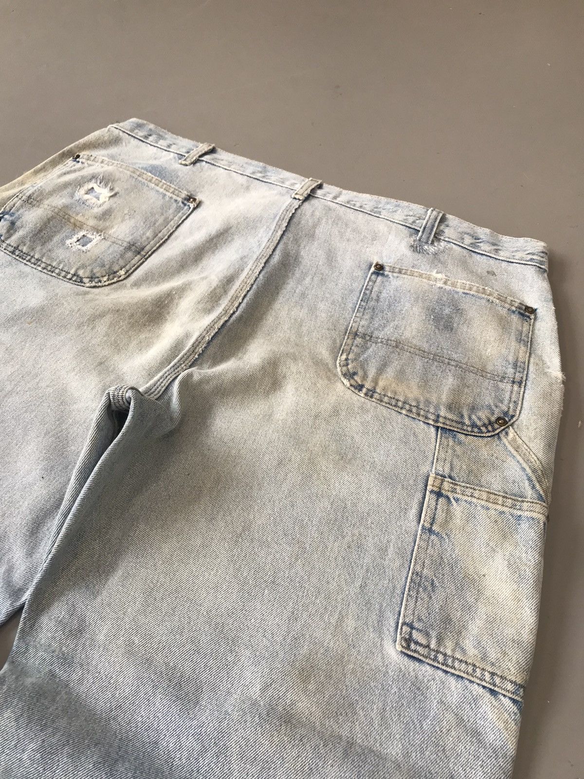 Carhartt × Vintage Vintage Carhartt B73 DST double knee denim Size US 43 - 9 Thumbnail
