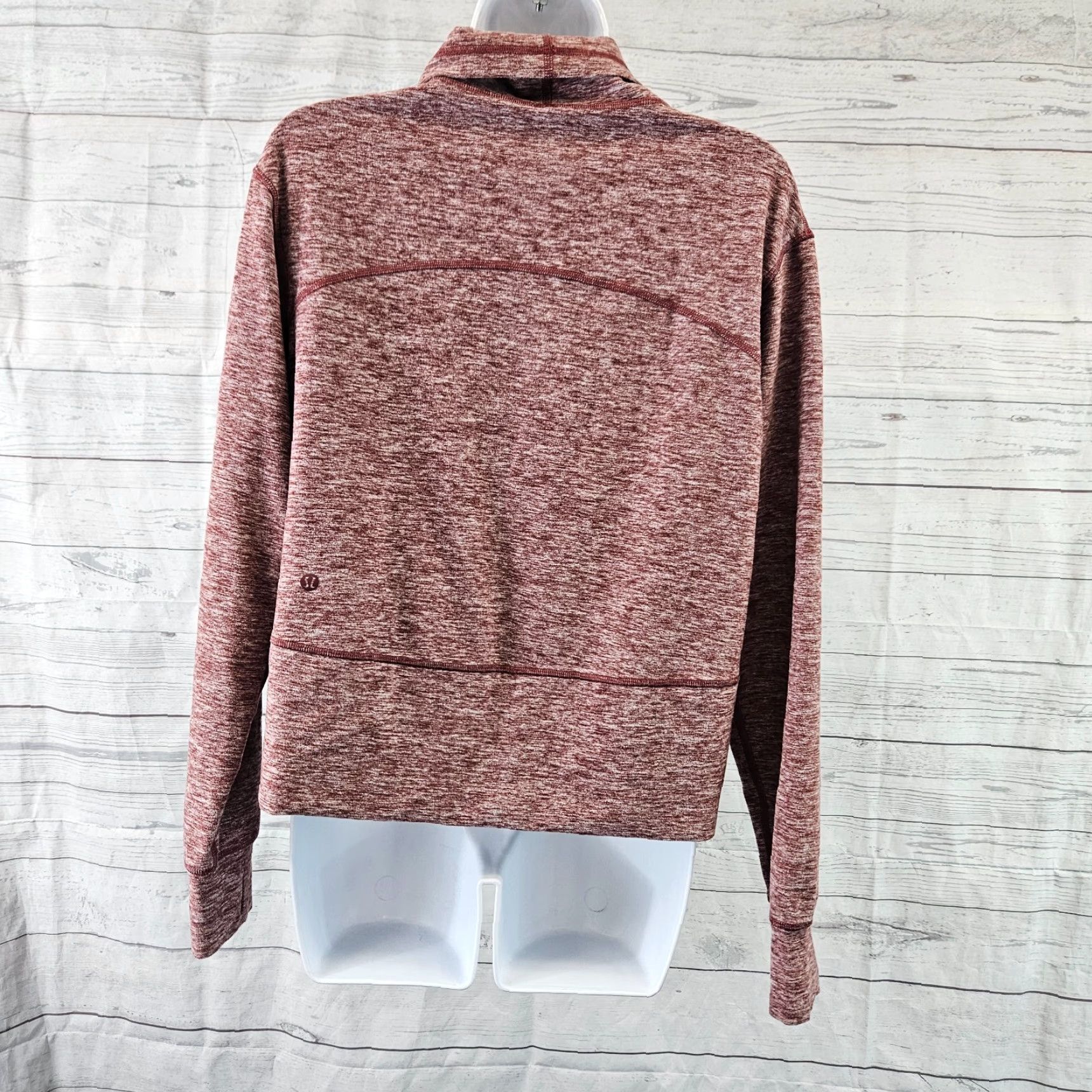 Lululemon Lululemon Womens Ready To Rulu Fleece Pullover Sz 6 Heathered Savannah Pocket Sweatshirt Pullover Red 6 Womens Modern Activewear 90s? Size M / US 6-8 / IT 42-44 - 5 Thumbnail