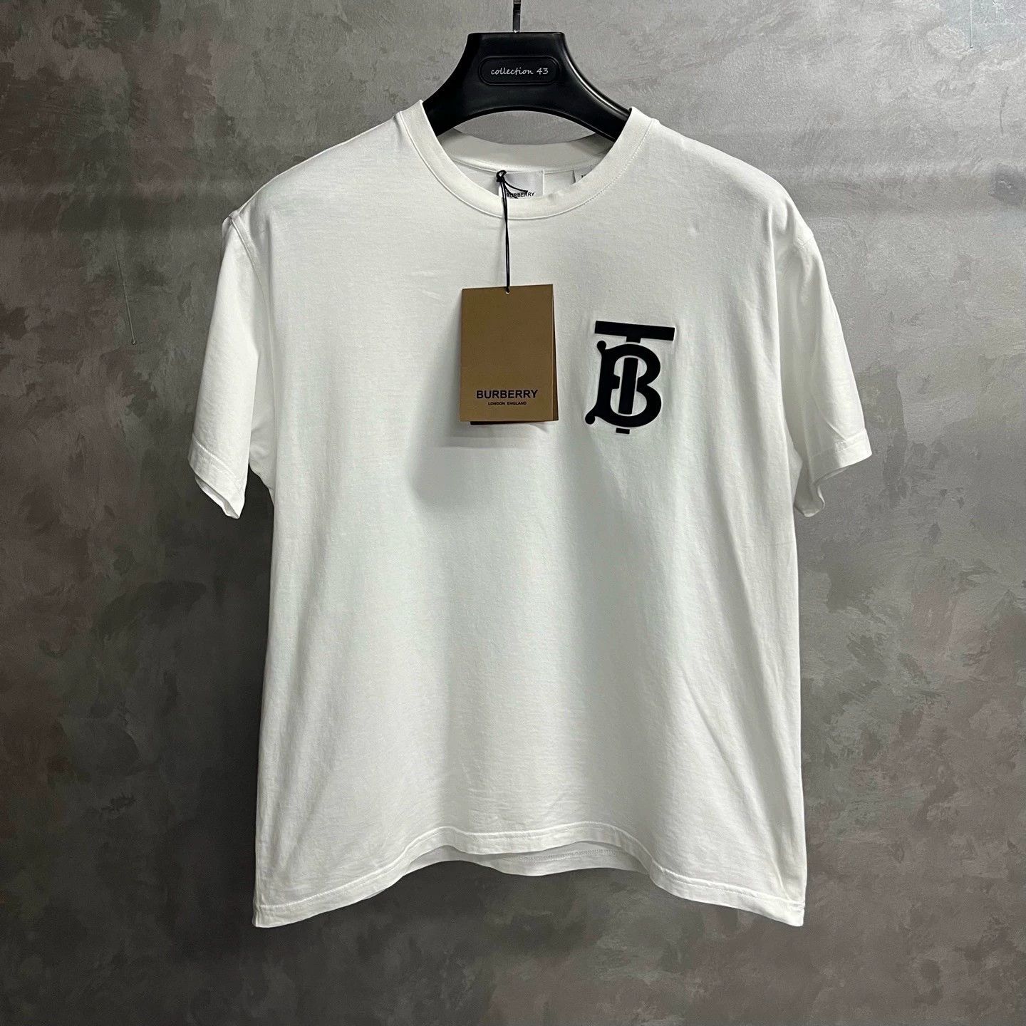 Burberry Burberry White Logo Print Short Sleeve T-shirt Size US XS / EU 42 / 0 - 1 Thumbnail