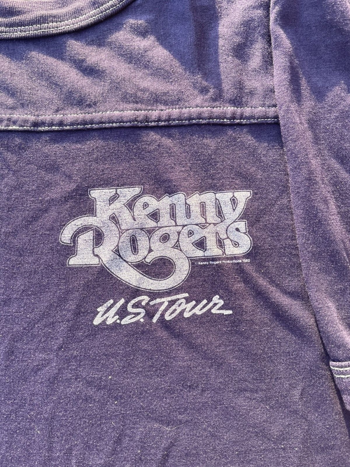 Band Tees × Vintage Vintage 1982 Kenny Rogers US Tour Concert Tee L Size US L / EU 52-54 / 3 - 3 Thumbnail