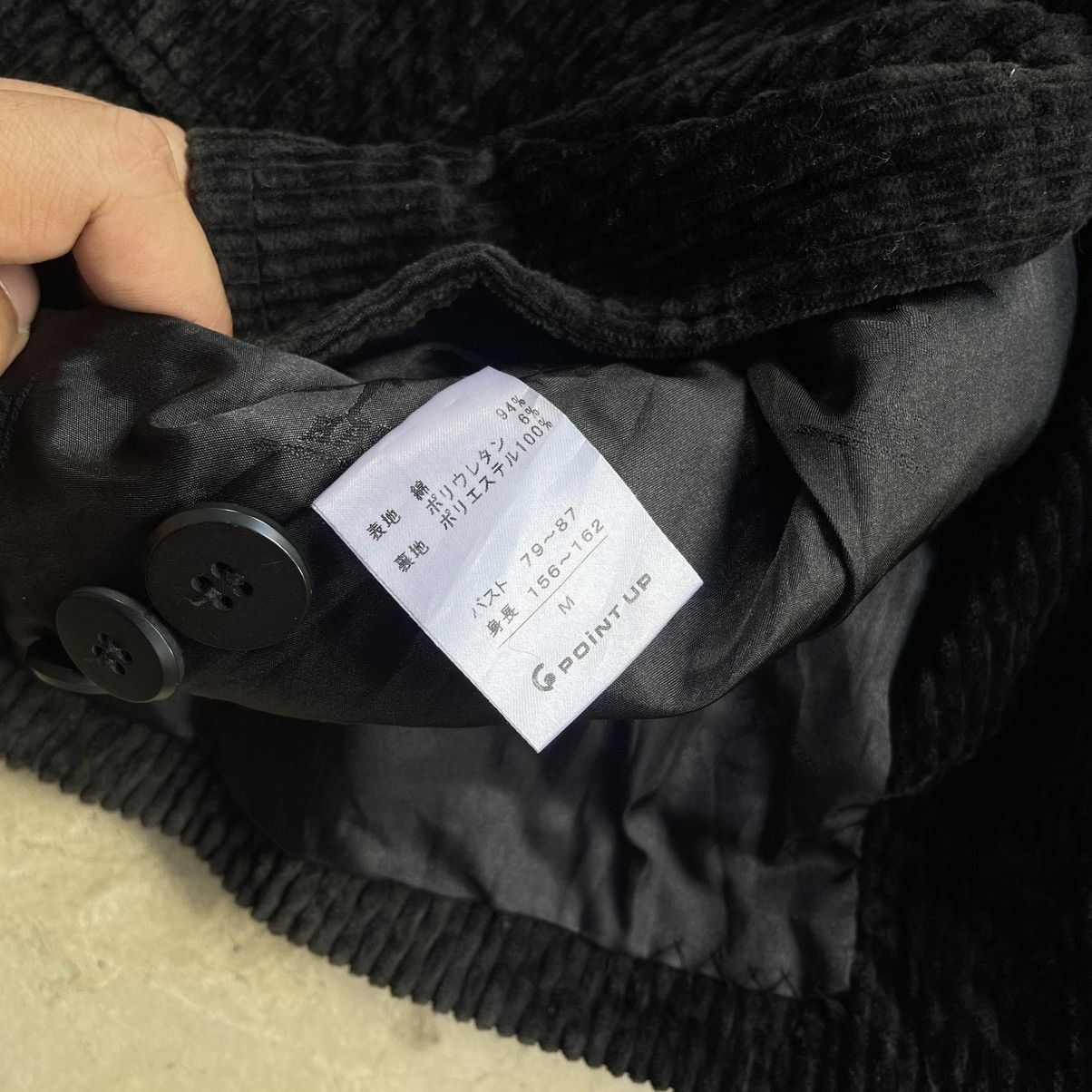 Issey Miyake 🇯🇵 Issey Miyake 1990s Hai Sporting Gear Black Corduroy Jacket Size US S / EU 44-46 / 1 - 9 Thumbnail