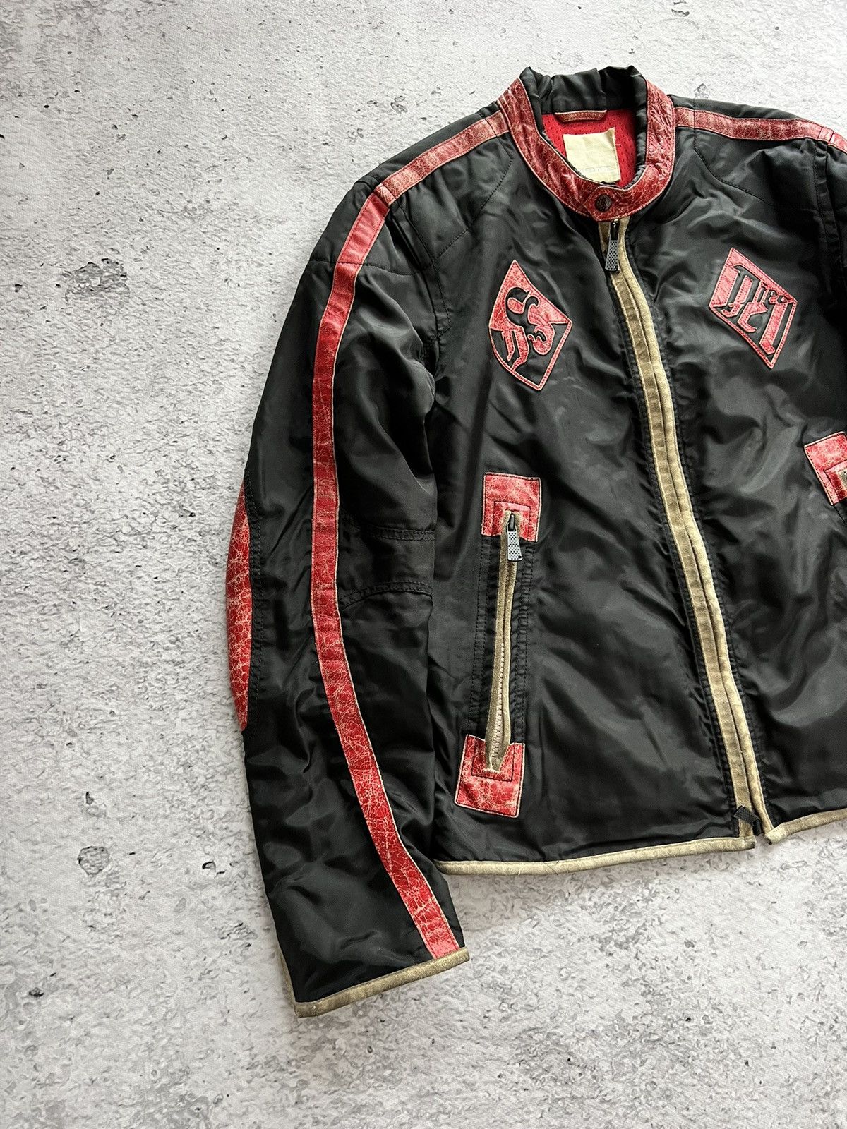 Diesel Vintage Diesel Leather Logo Jacket Size US L / EU 52-54 / 3 - 4 Thumbnail