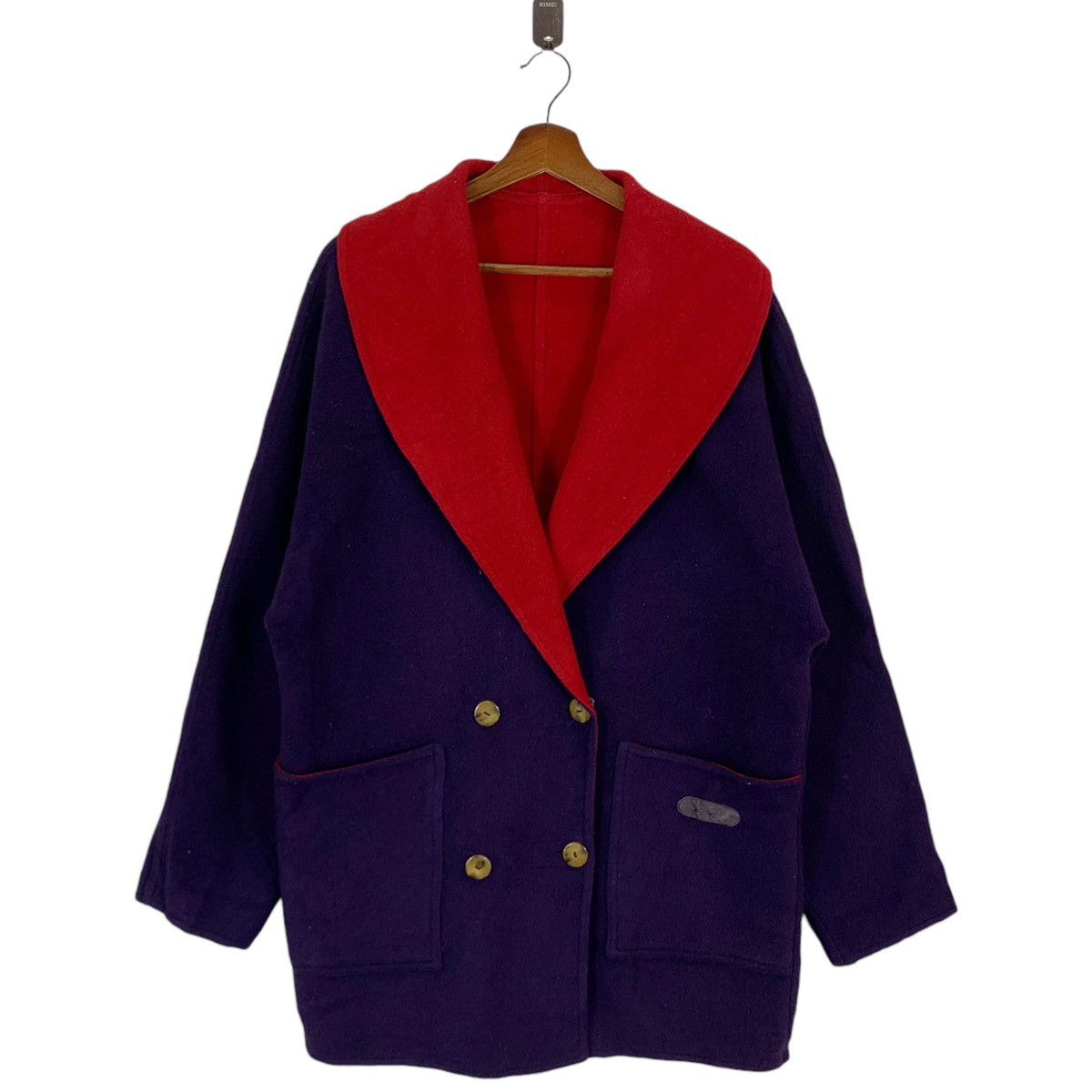 Designer × Vintage ⚡️⚡️ WEILL PARIS DOUBLE BREASTED WOOL COAT Size M / US 6-8 / IT 42-44 - 1 Thumbnail