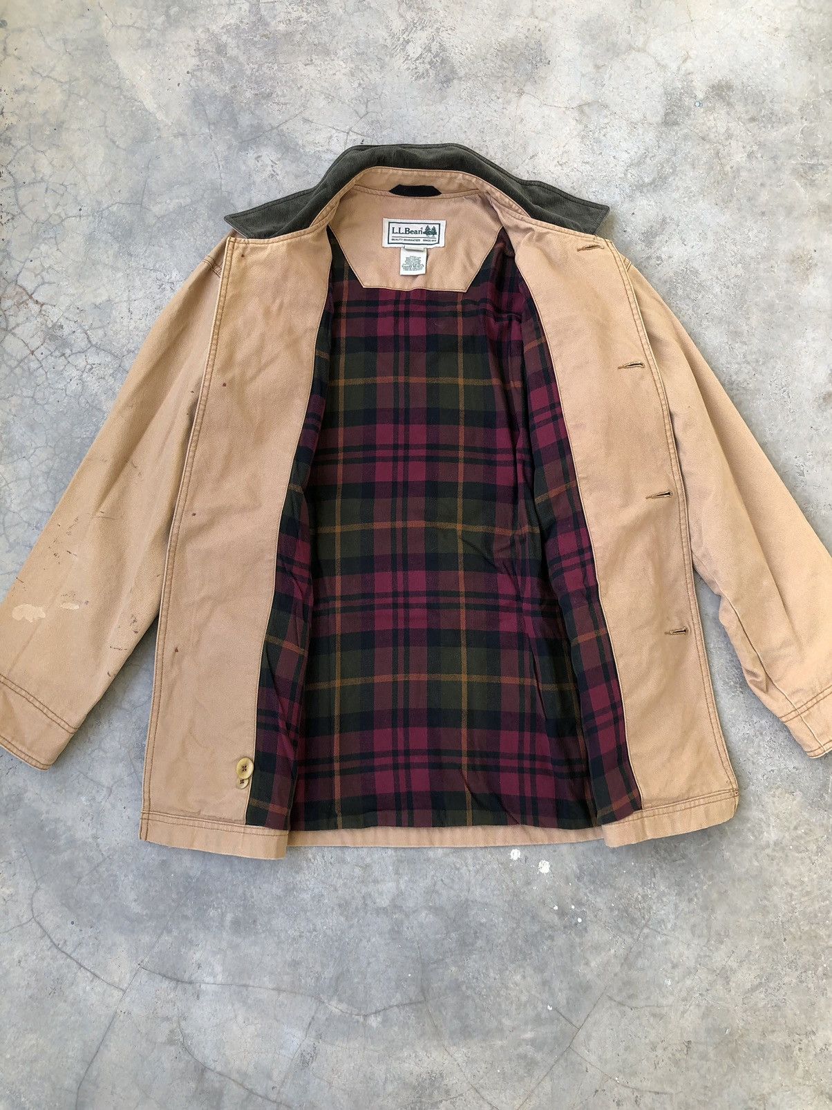 L.L. Bean LL Bean Vintage Barn Chore Lined Hunting Coat Jacket Size US M / EU 48-50 / 2 - 9 Thumbnail