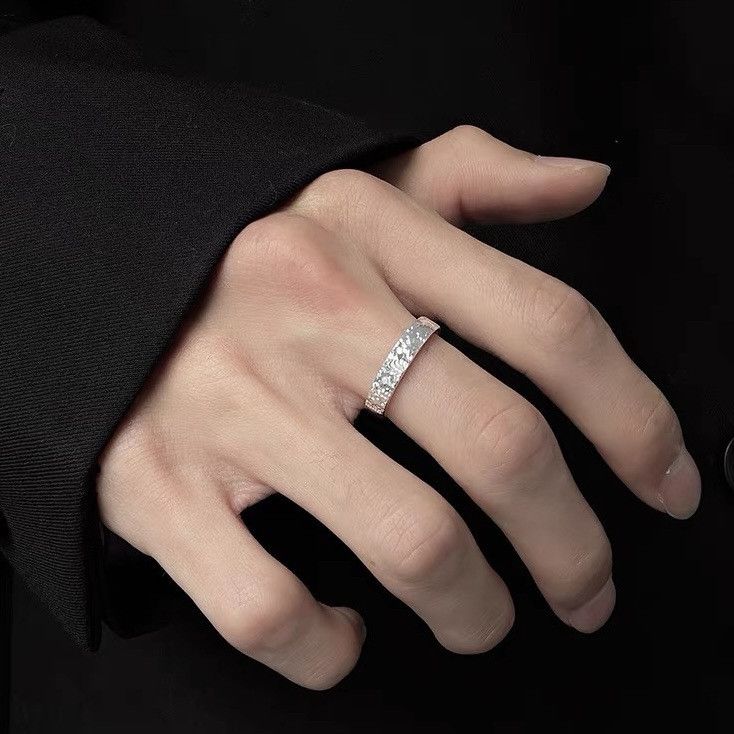 Jewelry Hip-hop Jewelry Rings Open Size Chrome Ring (Size 7-13) Size ONE SIZE - 6 Thumbnail