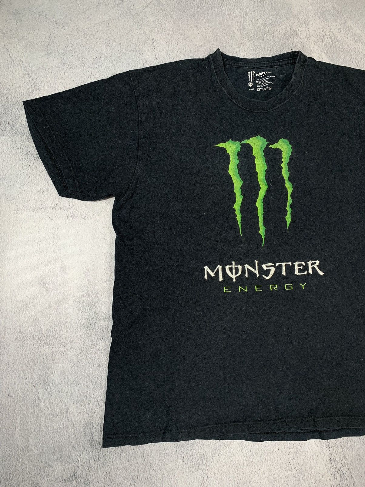 Vintage Vintage Y2K Monster Energy racing faded tee Big Logo size M Size US M / EU 48-50 / 2 - 2 Thumbnail
