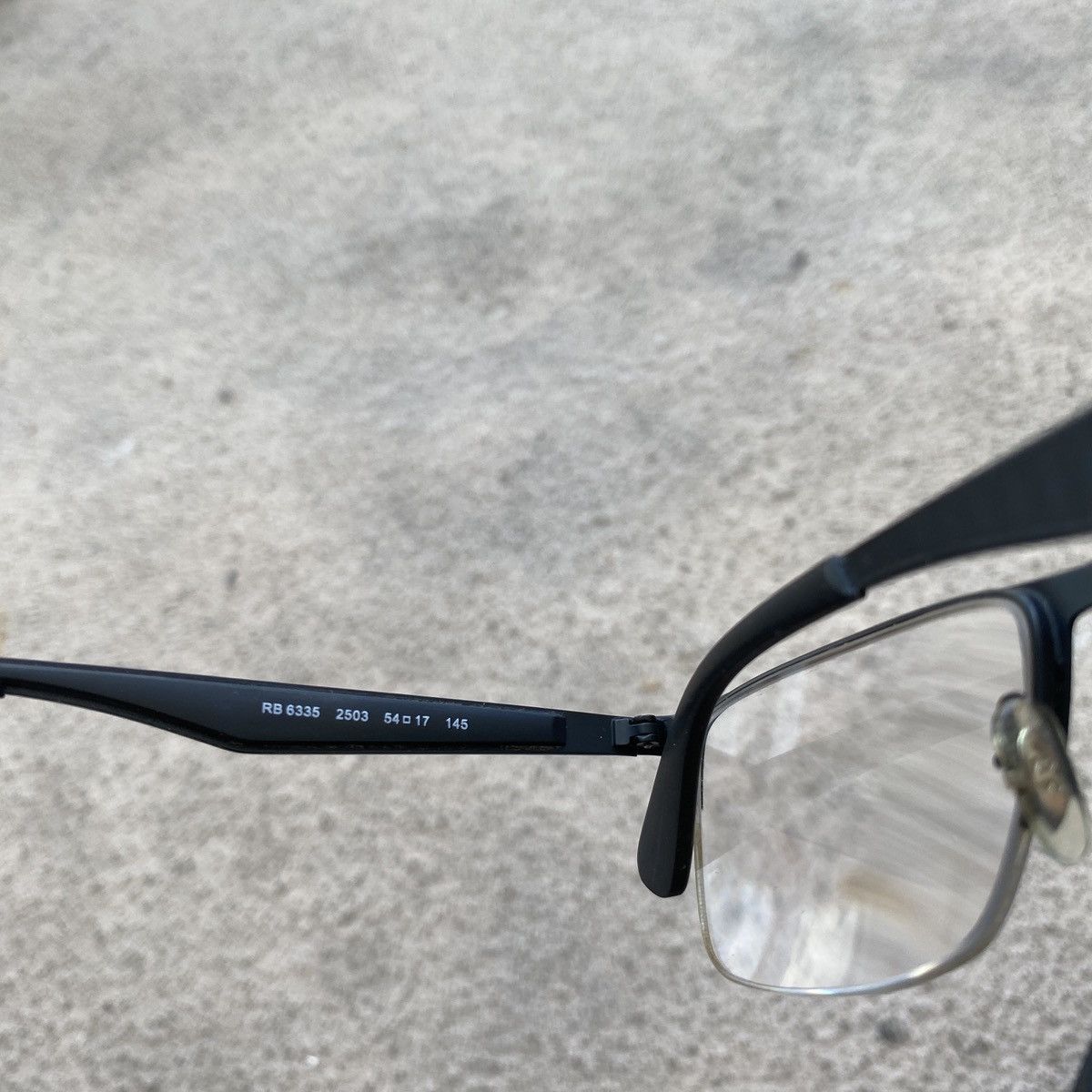 RayBan × Vintage vintage Ray Ban RB 6335 2503 54/17 Half Rim Eyeglasses Size ONE SIZE - 6 Thumbnail