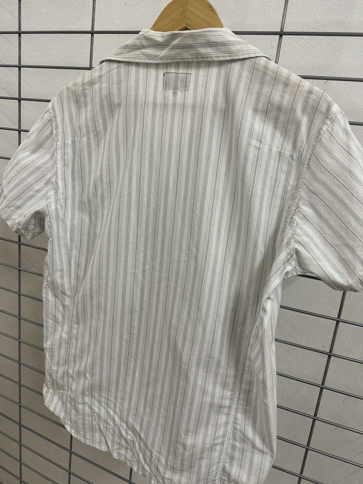 Japanese Brand Rare Beautiful PPFM Striped Camp Open Collar Shirt Y2K Style Size XL / US 12-14 / IT 48-50 - 10 Thumbnail