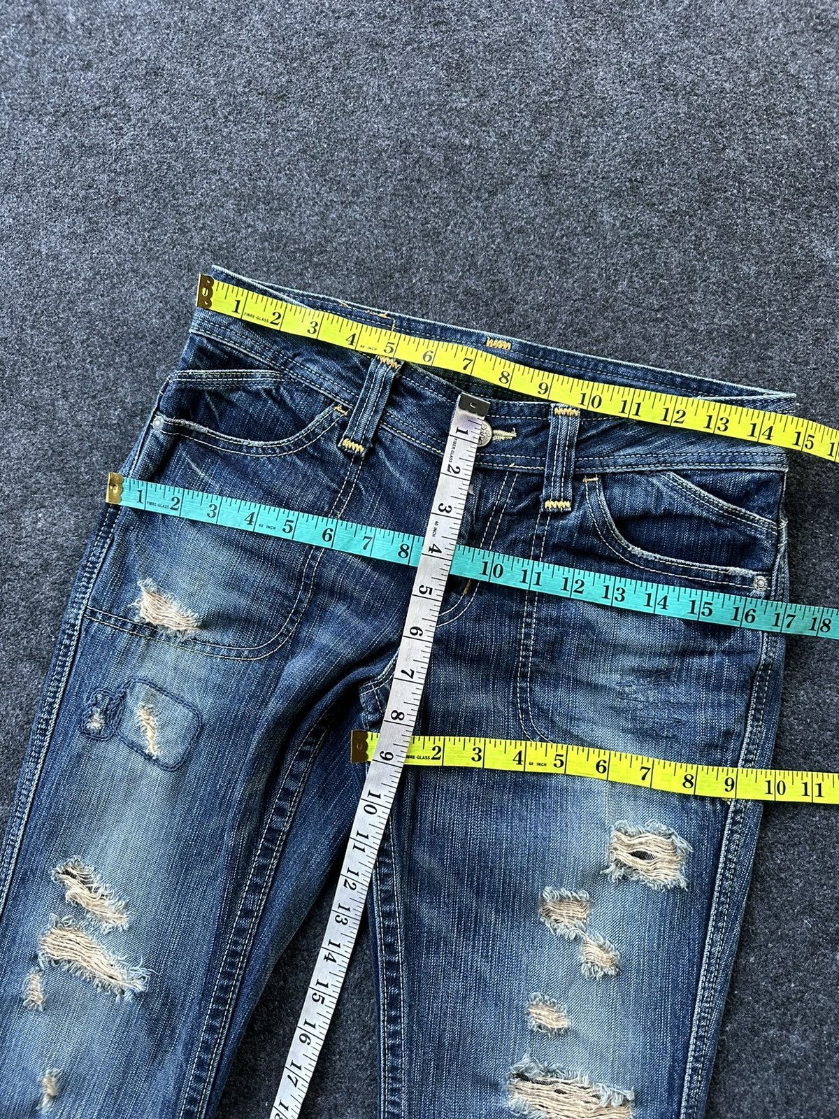 14th Addiction × Beauty Beast × If Six Was Nine Vintage Flare Georgia Love Denim D231 Size US 28 / EU 44 - 7 Thumbnail