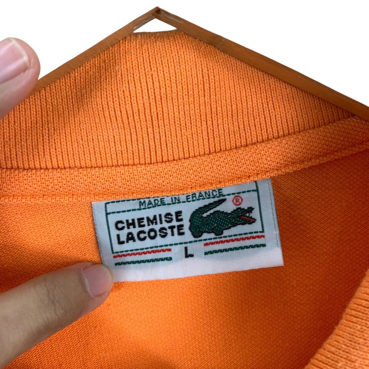 Lacoste Vintage CHEMISE LACOSTE Made In France Embossed Logo Polo Size US L / EU 52-54 / 3 - 7 Thumbnail