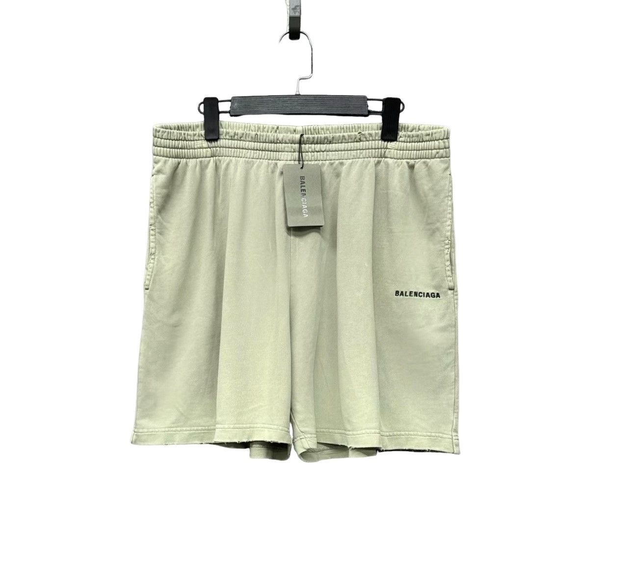 Balenciaga Balenciaga Logo Washed Distressed Shorts Size L Size US 34 / EU 50 - 1 Thumbnail