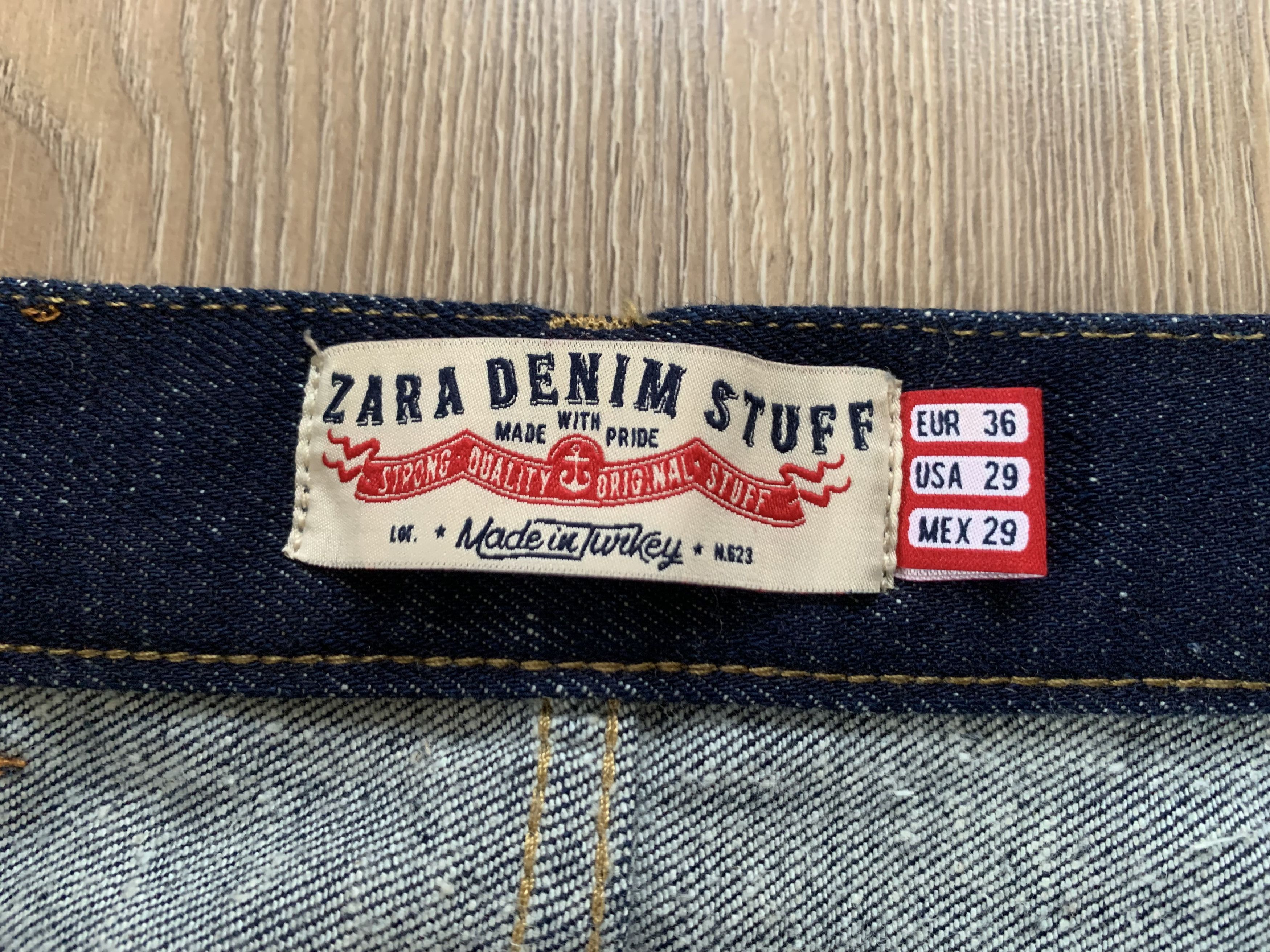 Zara Zara Denim Stuff Raw Jeans Size US 29 - 8 Thumbnail