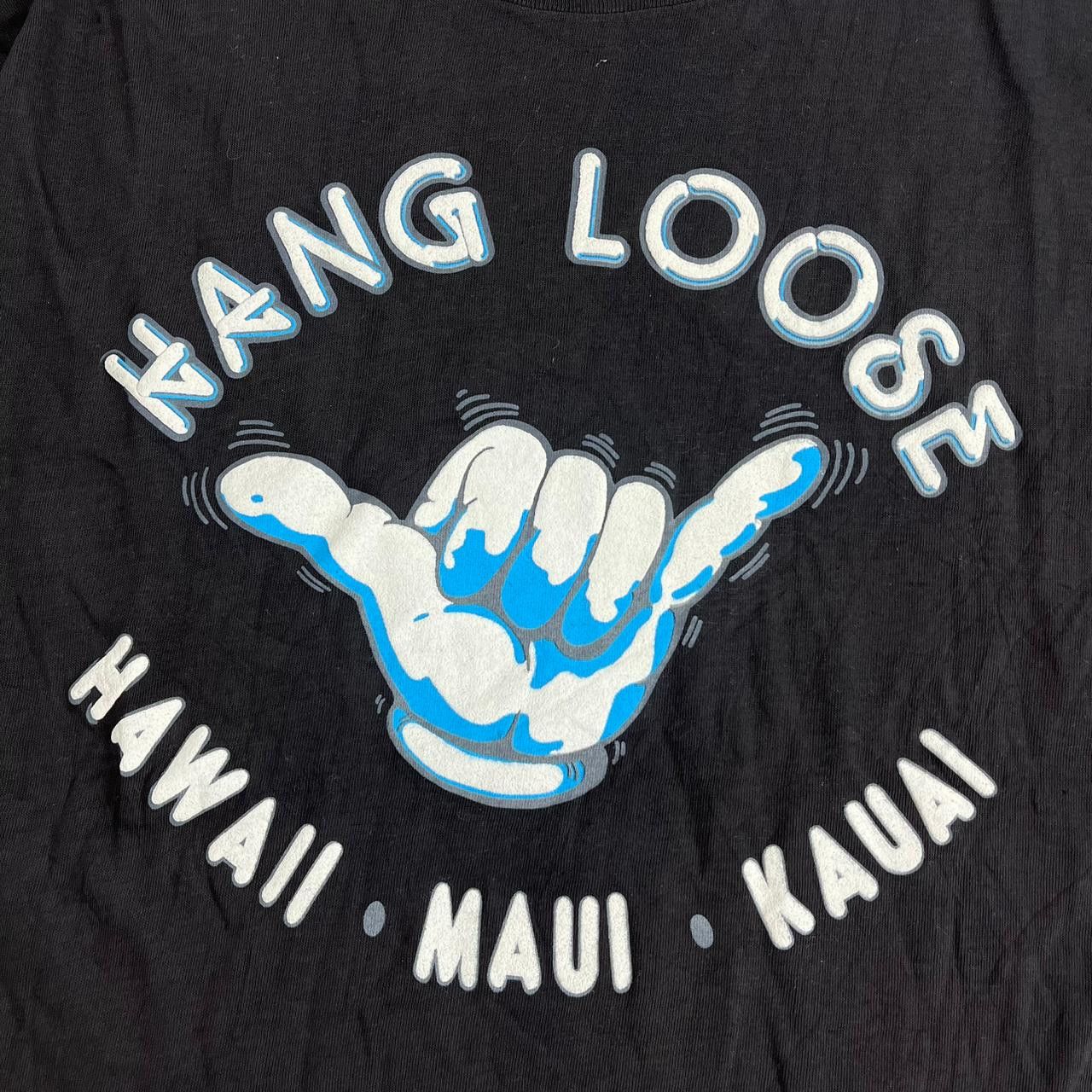 Vintage Vtg 80s Hang Loose Tshirt Size US L / EU 52-54 / 3 - 3 Thumbnail