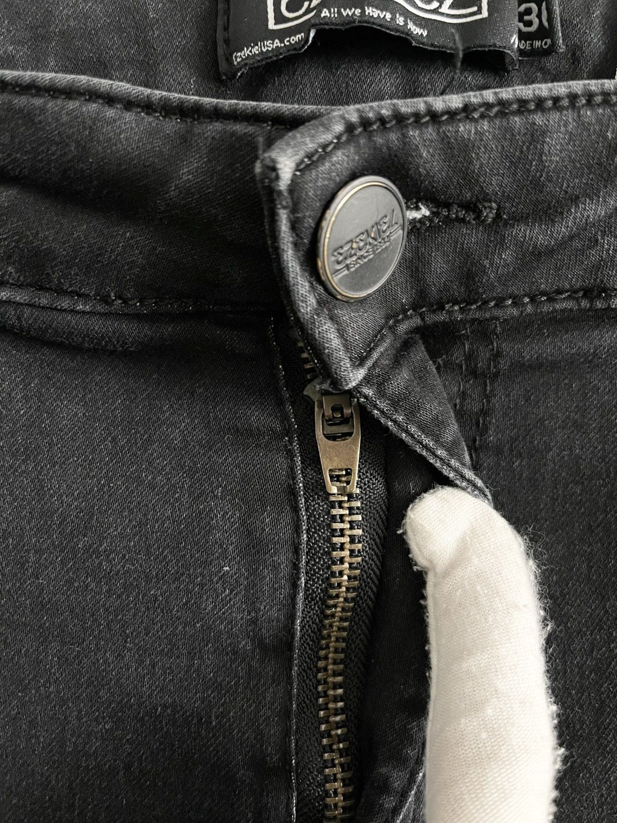 Ezekiel STEAL! 2000s Ezekiel Black Skinny Jeans Size US 36 / EU 52 - 6 Thumbnail