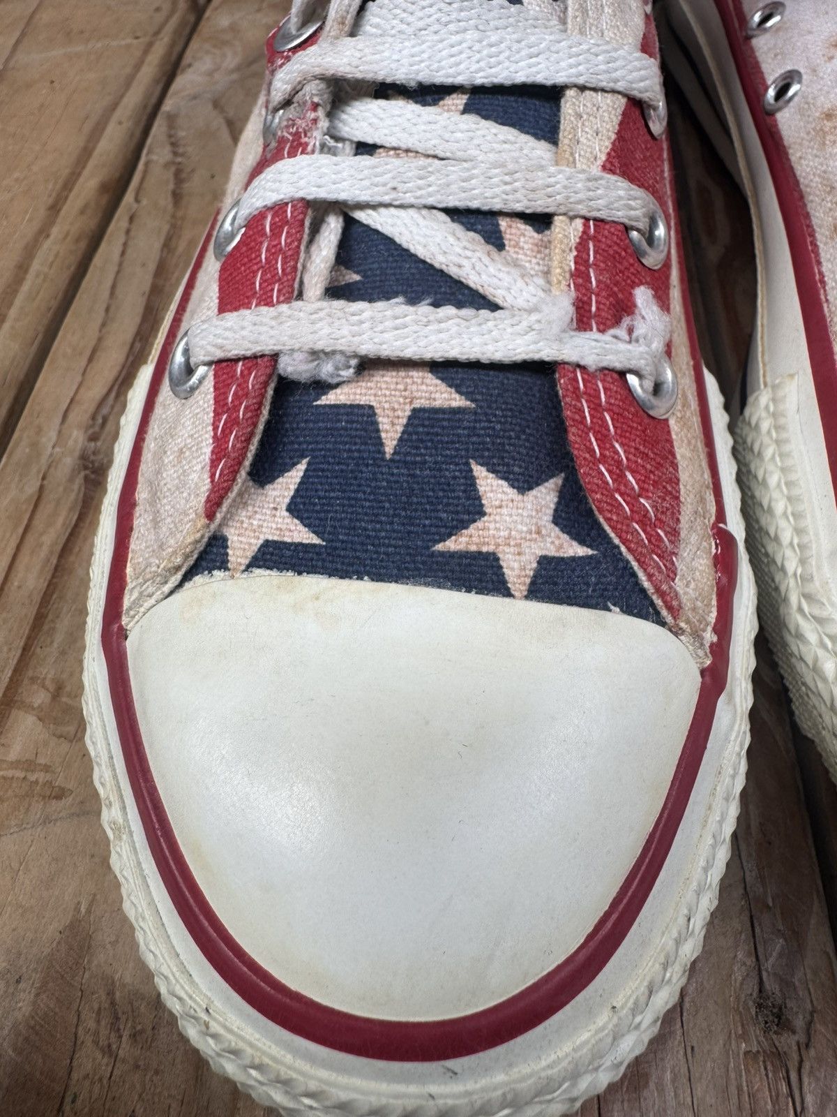 Converse Rare converse all star American flag Converse made in USA 10 Size US 10 / EU 43 - 6 Thumbnail