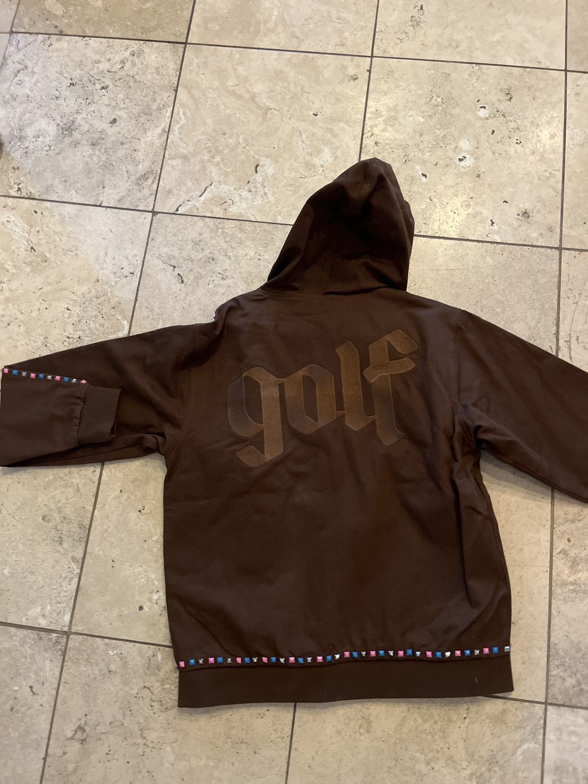 Golf Wang Brown Golf Wang Studded Jacket Size L Size US L / EU 52-54 / 3 - 2 Thumbnail